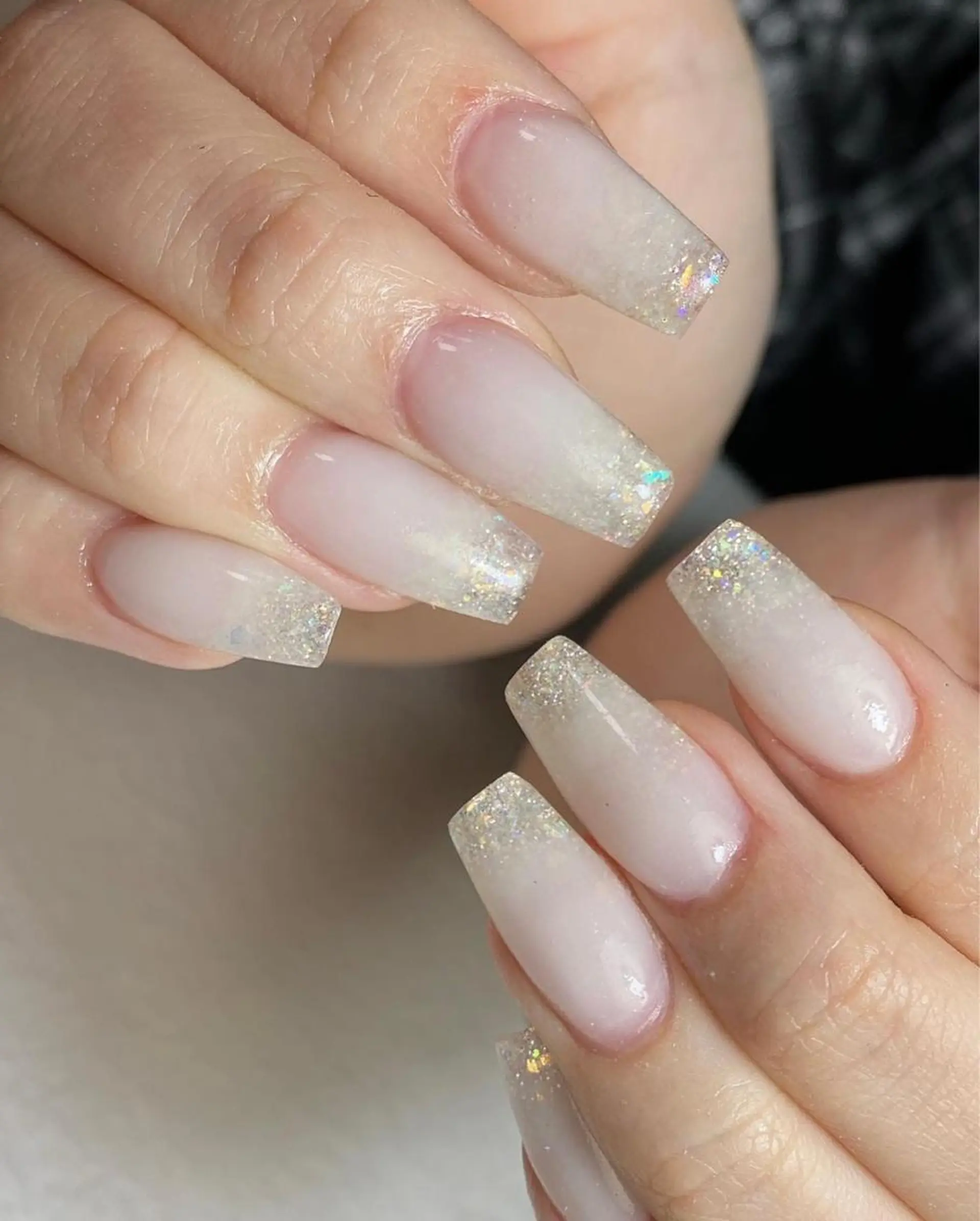 ネイル クリアネイル グラデーション スカルプネイル ✾ NailRoom Latina🌻💓のネイルデザイン