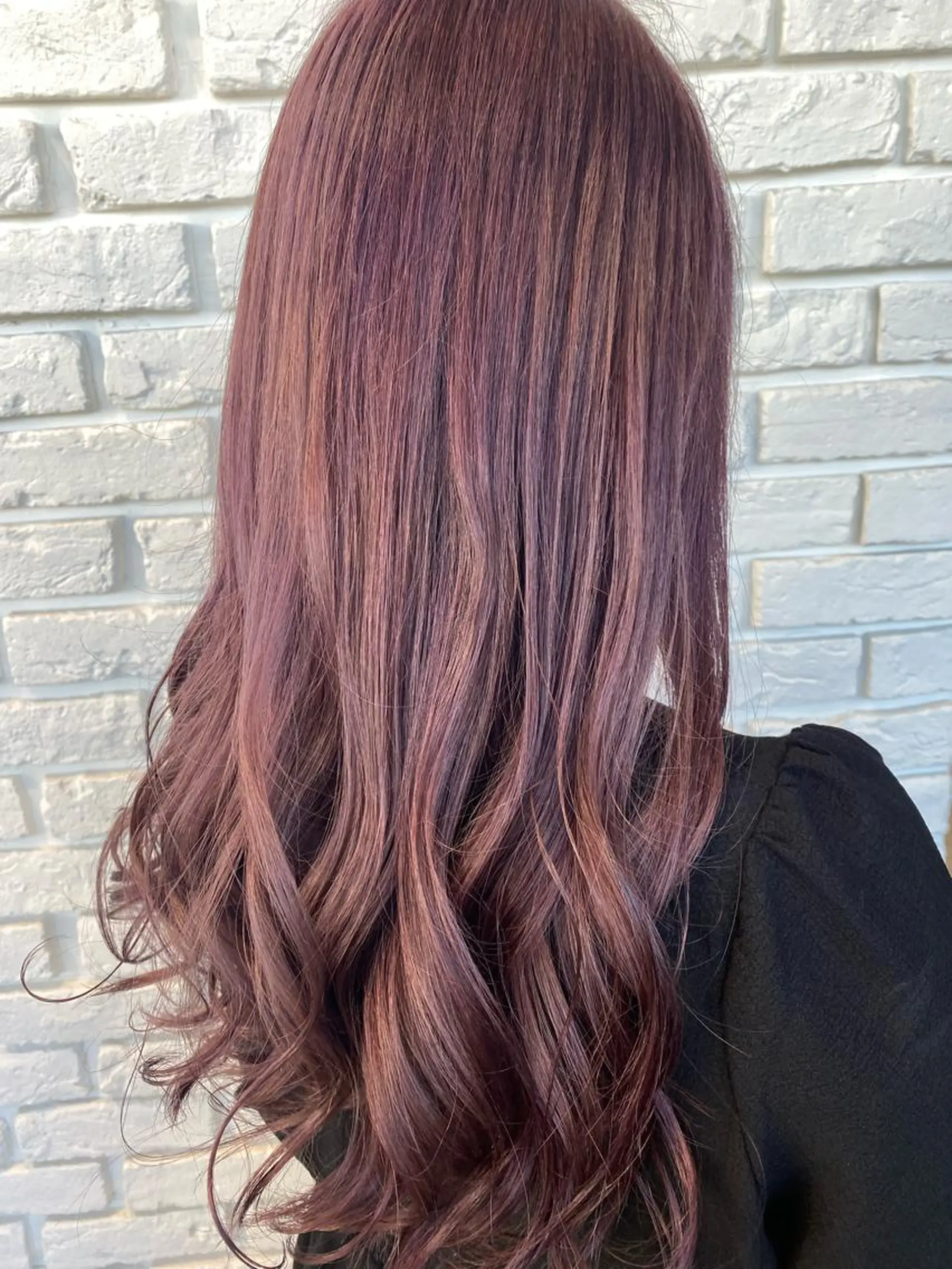 セミロング ヘアカラー ROSEL 沢津橋  楓のヘアスタイル