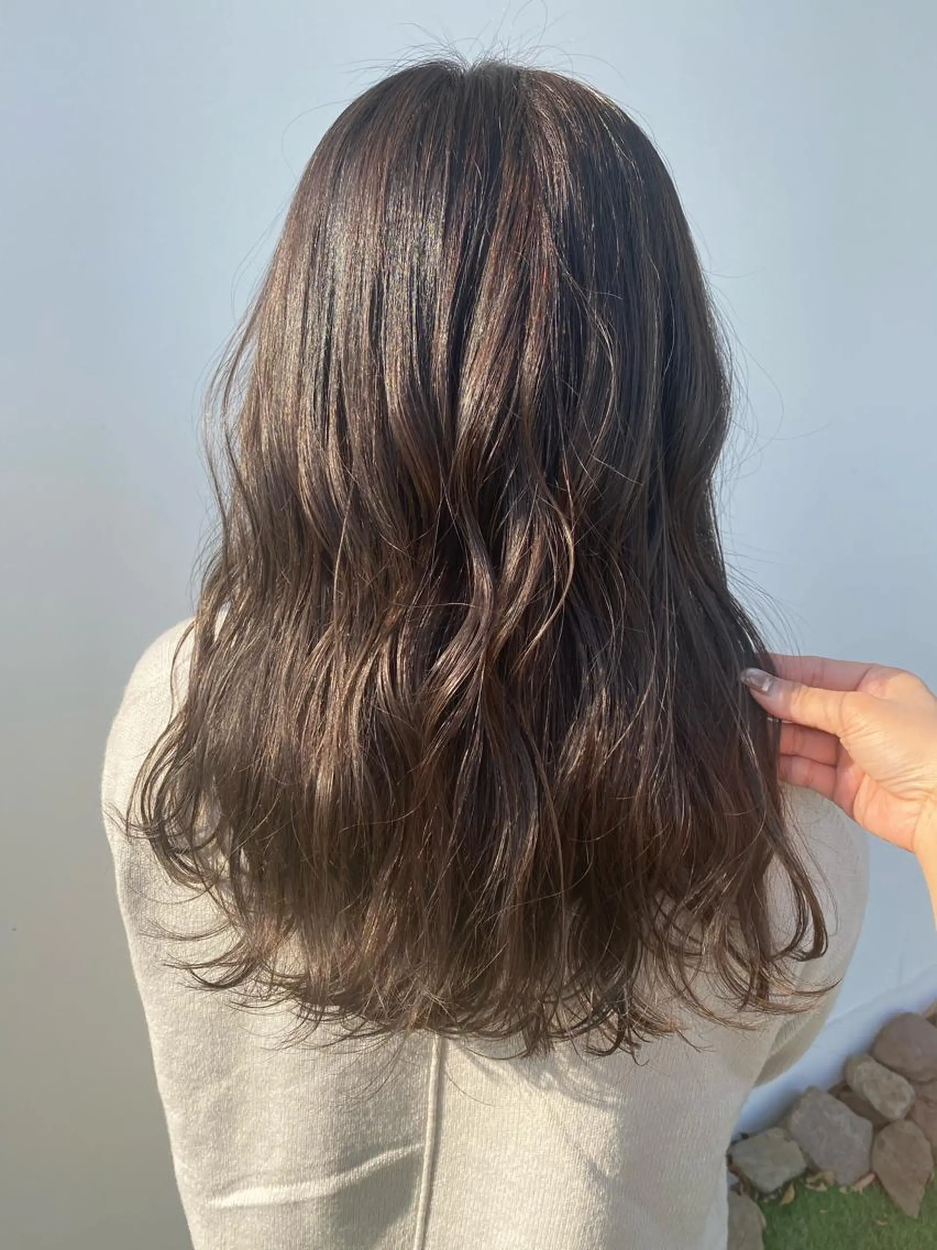 ロング カラー カット ヘアカラー トリートメント JILL ユキのヘアスタイル