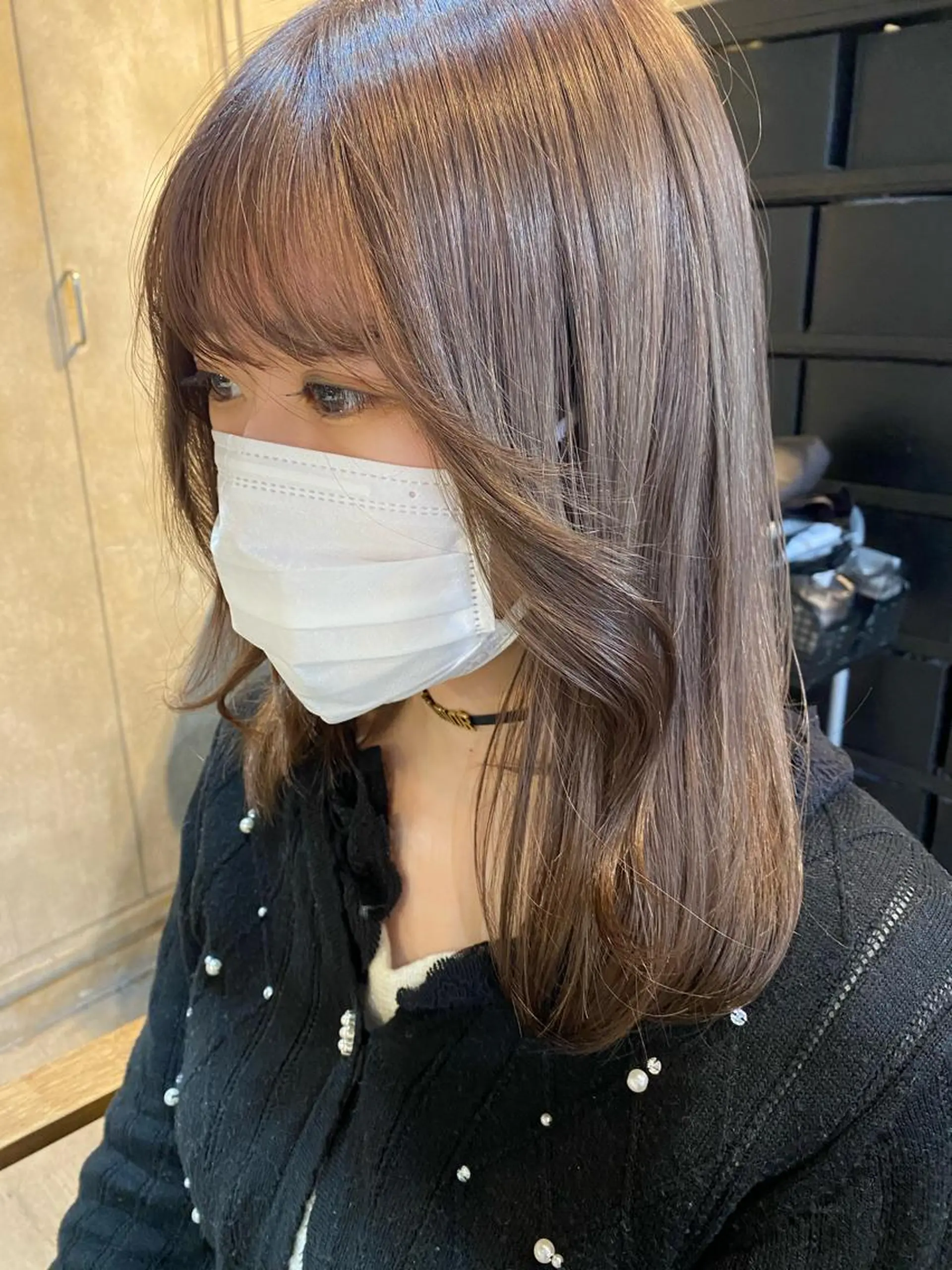 ミディアム 大橋 美咲のヘアスタイル