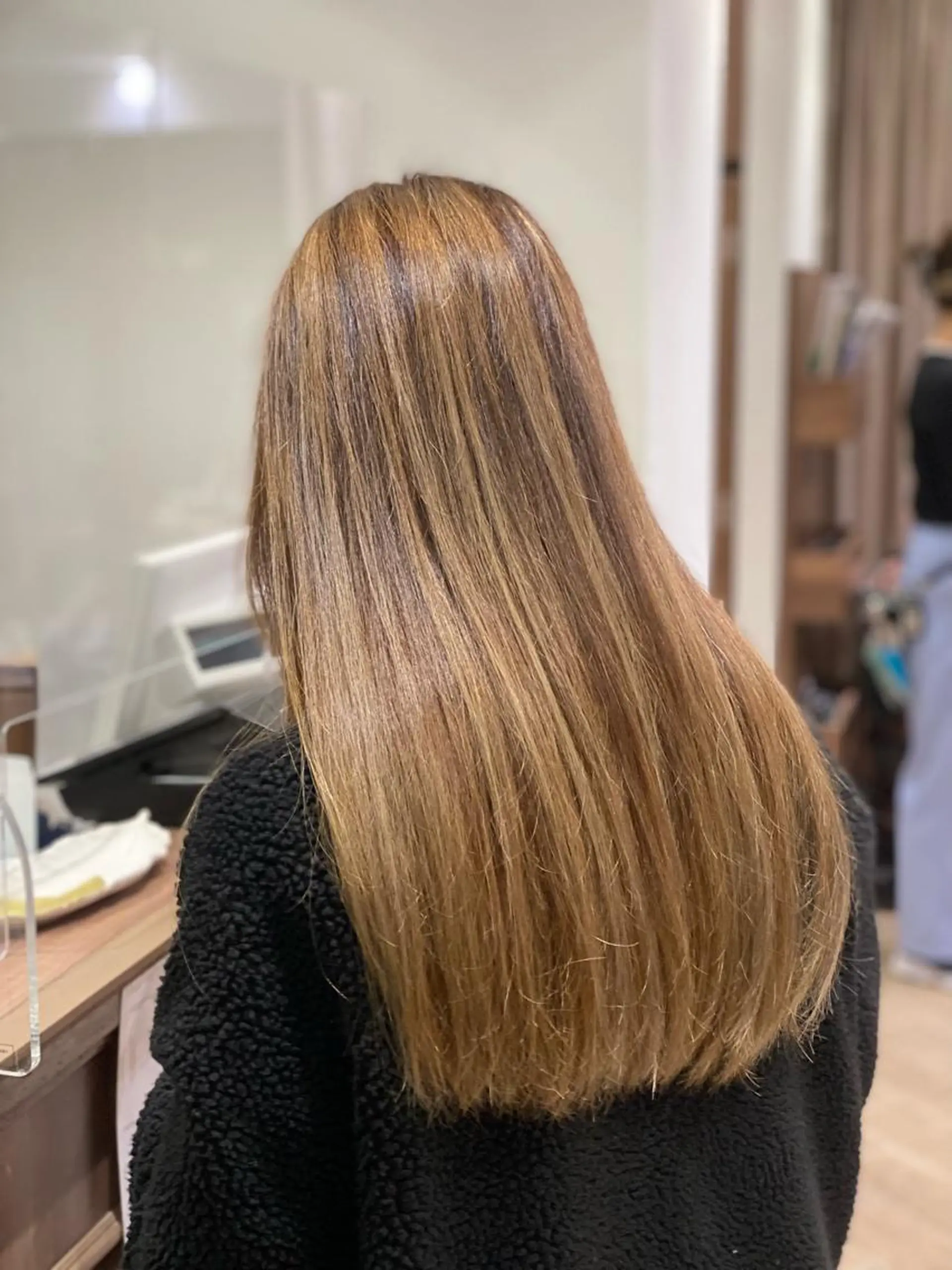 ロング カラー ハイライトカラー ハイライト ヘアカラー トリートメント 💎大人ハイライト 💎上杉一也💎のヘアスタイル