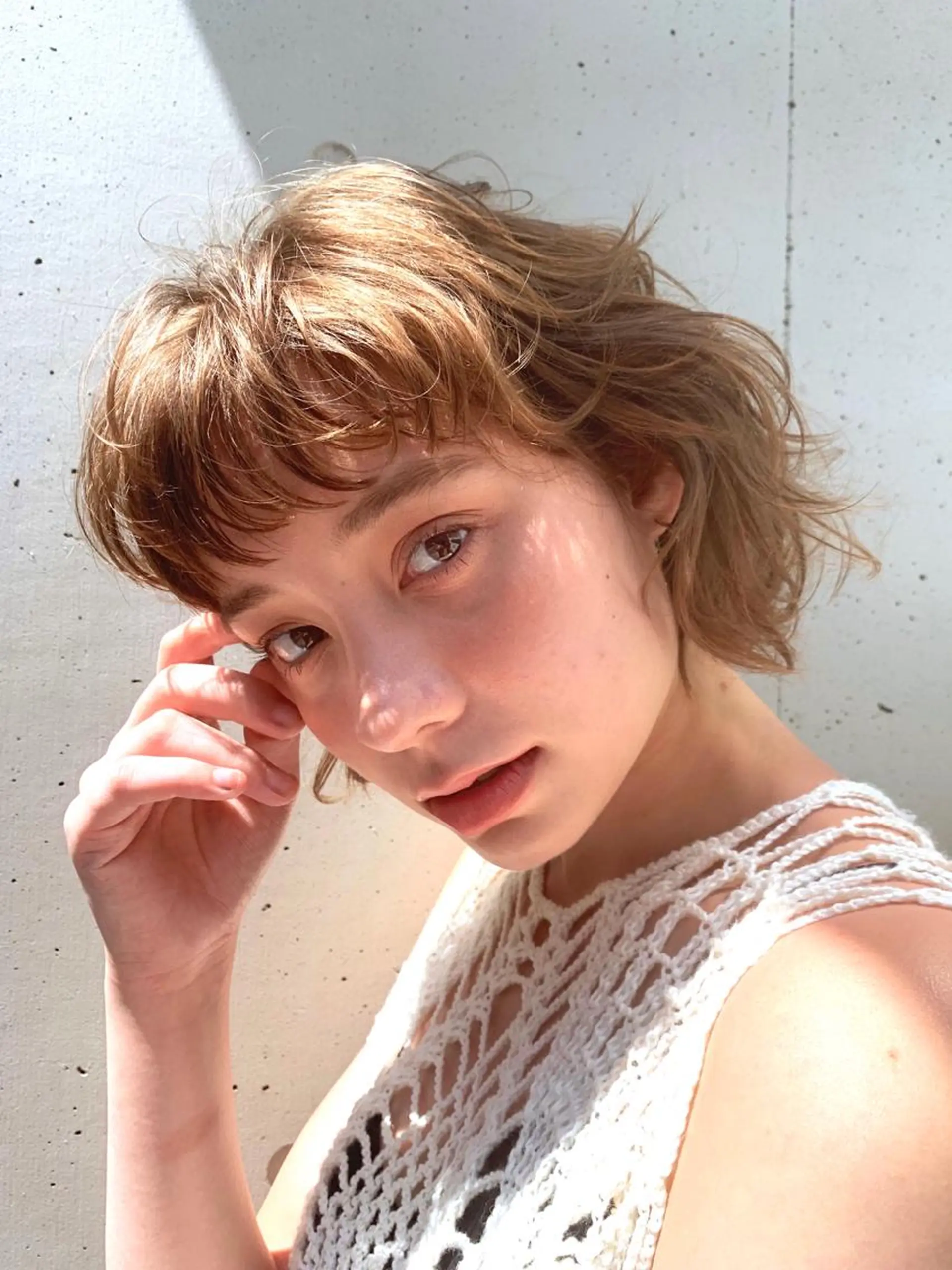 ショート カラー カット ヘアカラー トリートメント conne&riri所属・MA YUのヘアスタイル