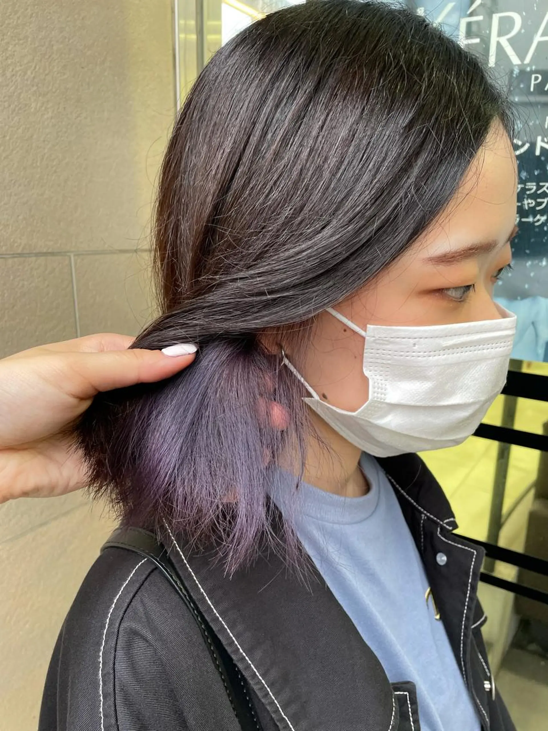 ミディアム 艶髪カラー🫧 髪質改善🪽萩原のヘアスタイル