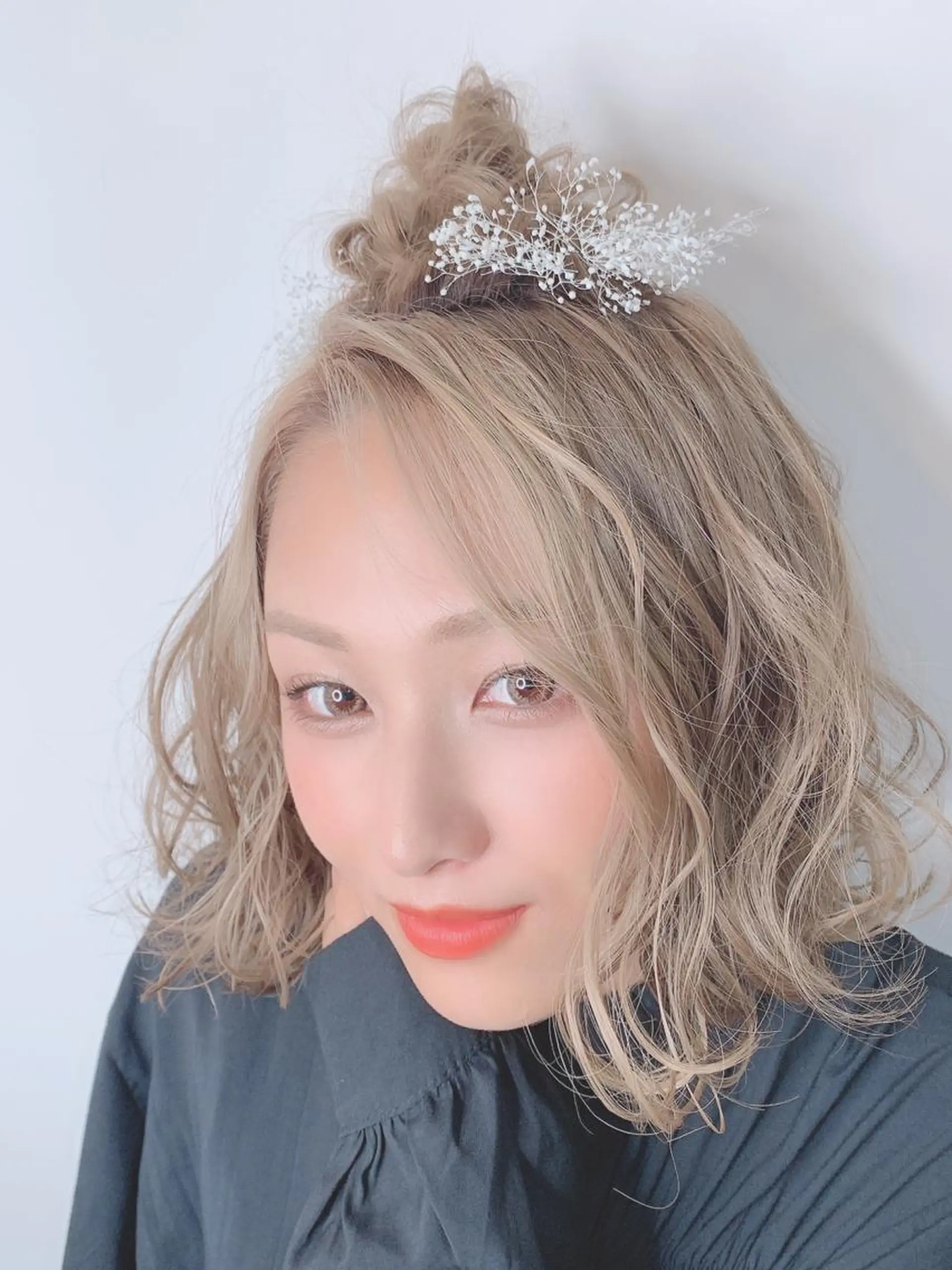 ミディアム ヘアアレンジ 櫛部洸貴/ 髪質改善カラーのヘアスタイル
