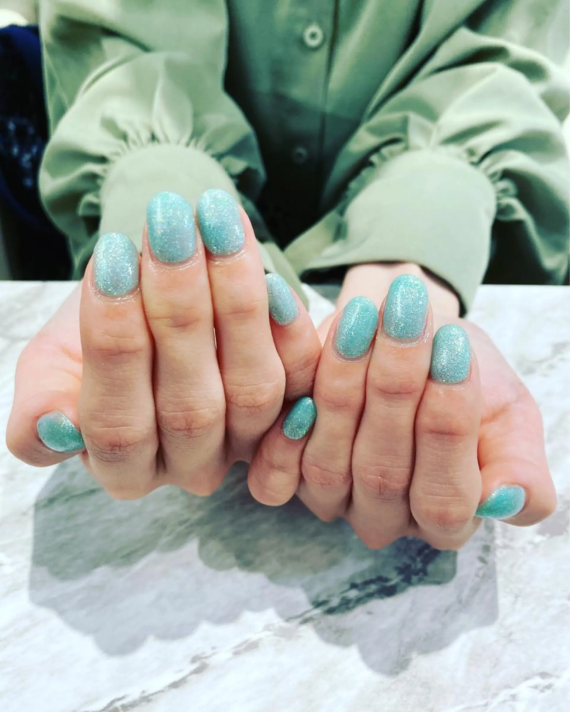 ネイル ワンカラーネイル ハンドネイル フットネイル ハンドケア nail salon  AlgeTy所属・✴︎:.｡. MAKI.｡.:✴︎のネイルデザイン