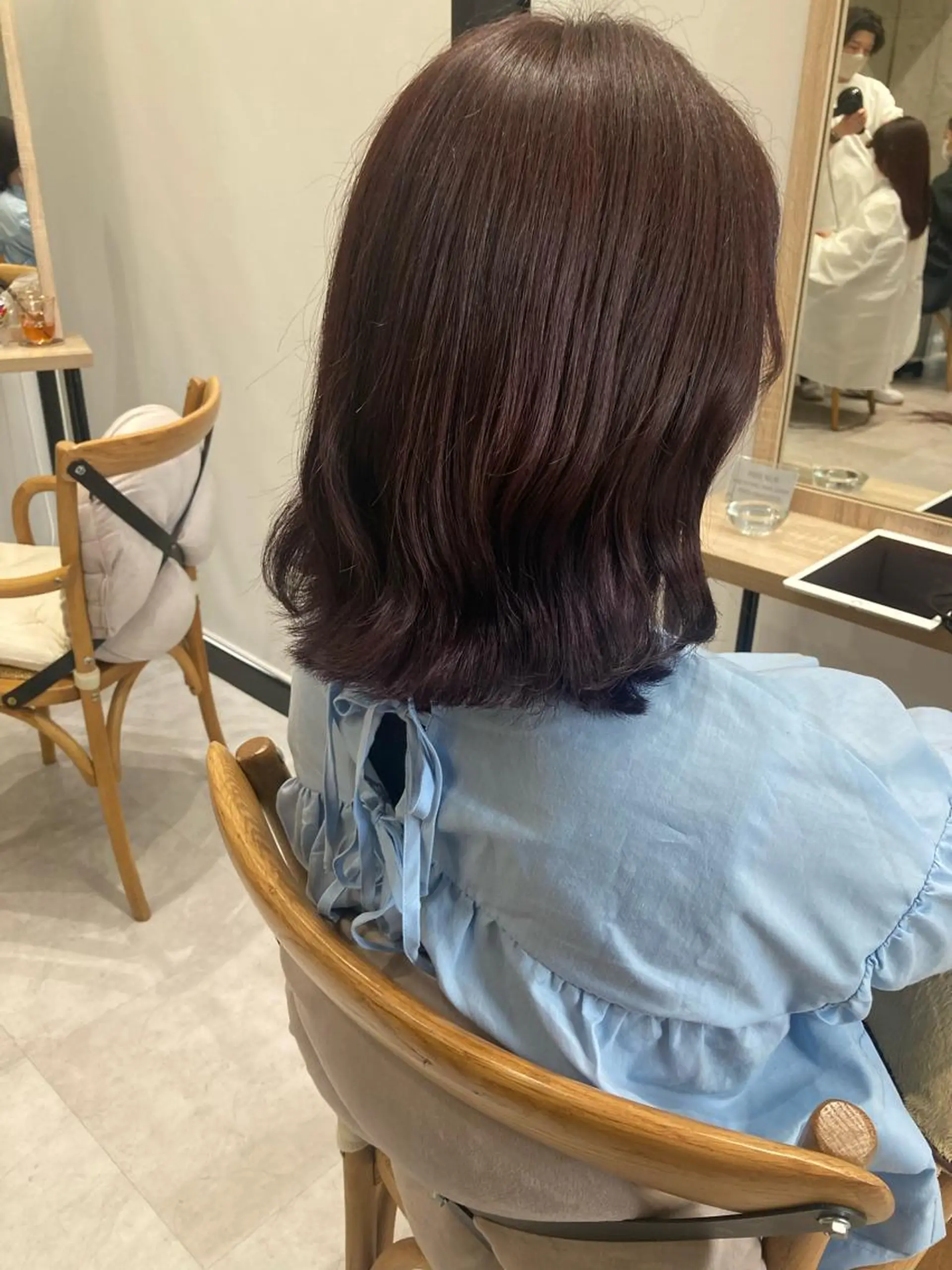 ショート ヘアカラー トリートメント ✨色持ちの良い艶 カラー✨蟹江真世のヘアスタイル