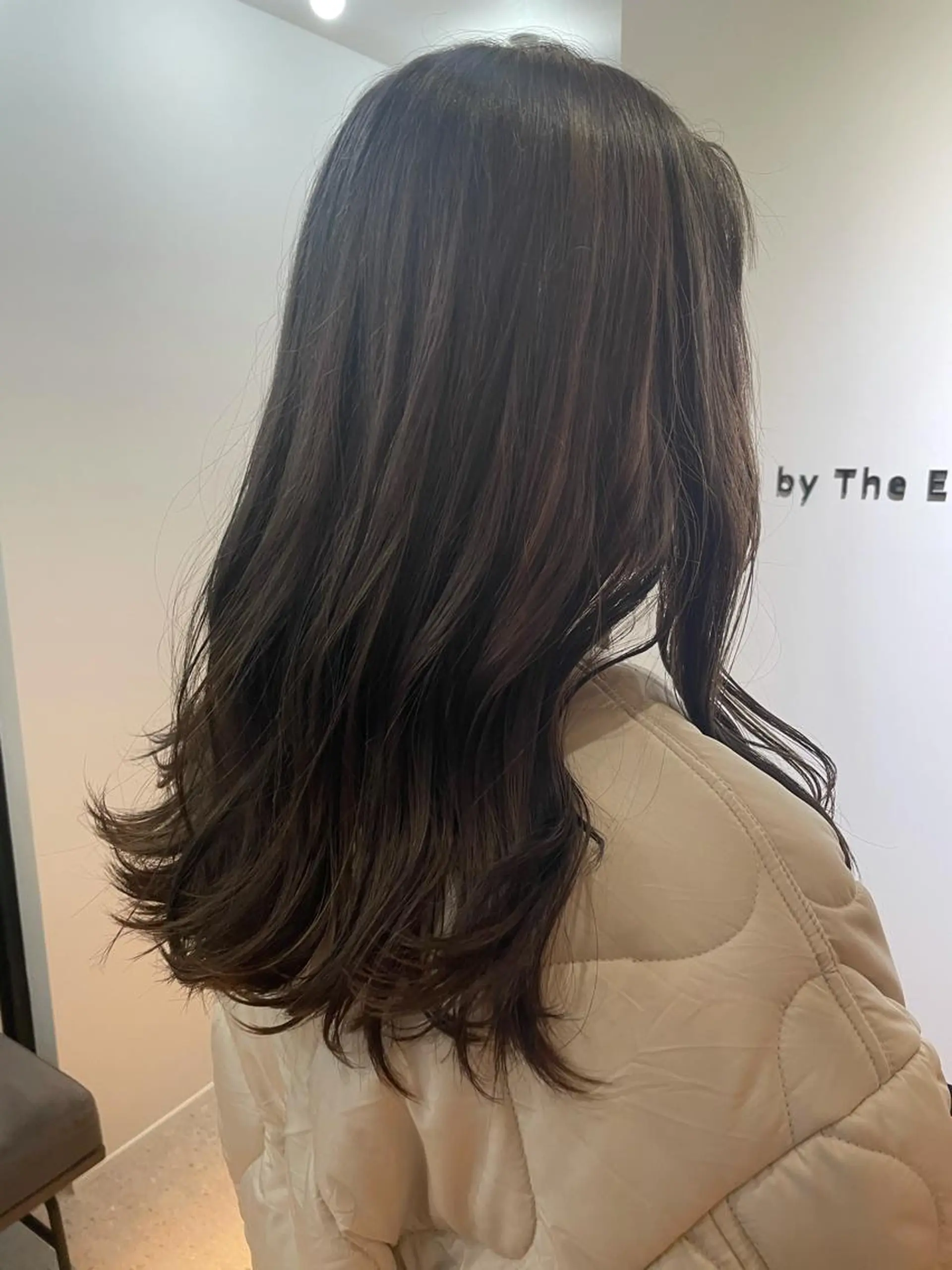 ロング カラー ブリーチ 透明感カラー 縮毛矯正 片山美穂 心斎橋・北堀江のヘアスタイル