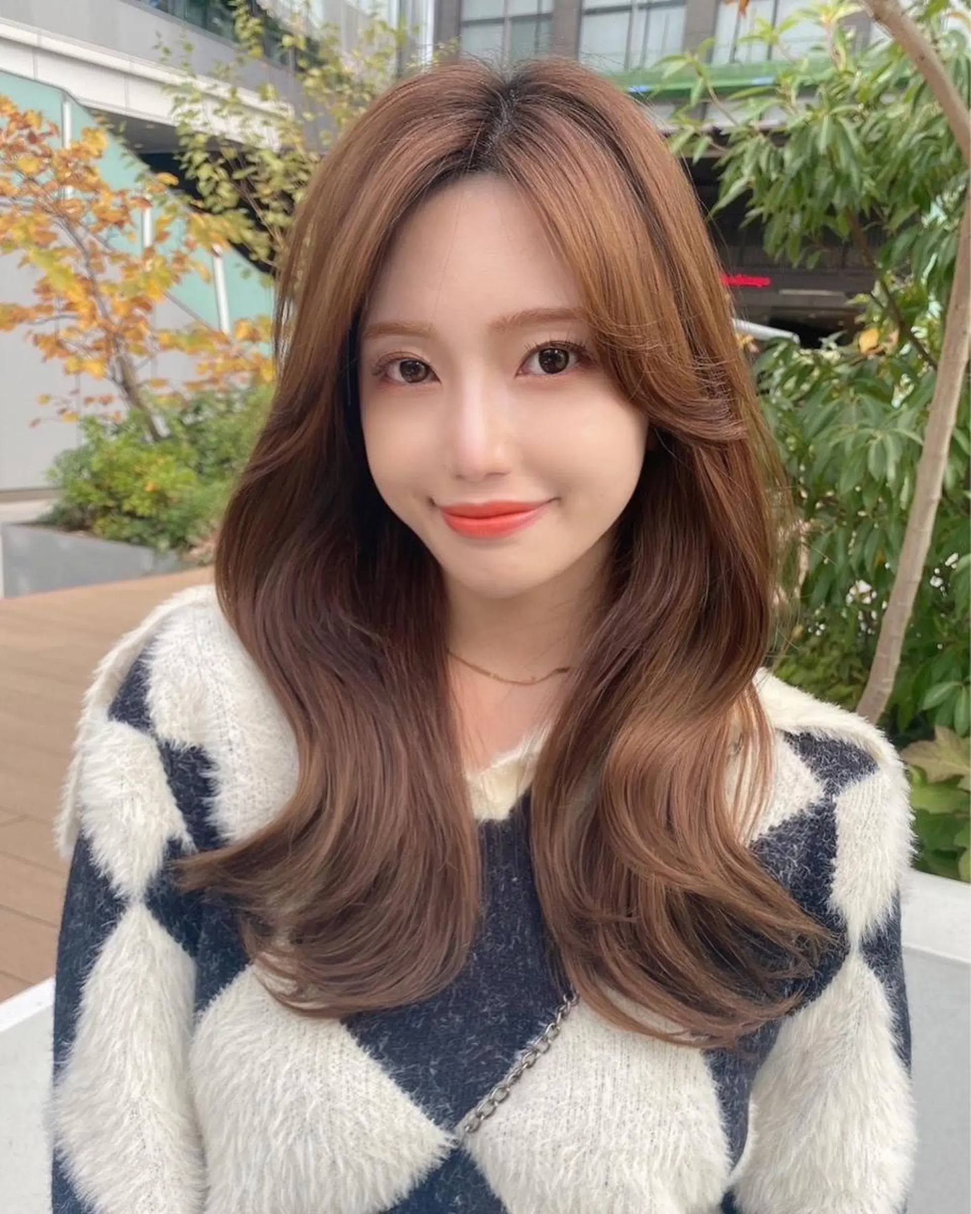 ロング くびれヘア 髪質改善 レイヤーカット ロング 縮毛矯正 カット ヘアカラー トリートメント 🧡くびれヘア/前髪 顔周り🧡久原結衣のヘアスタイル