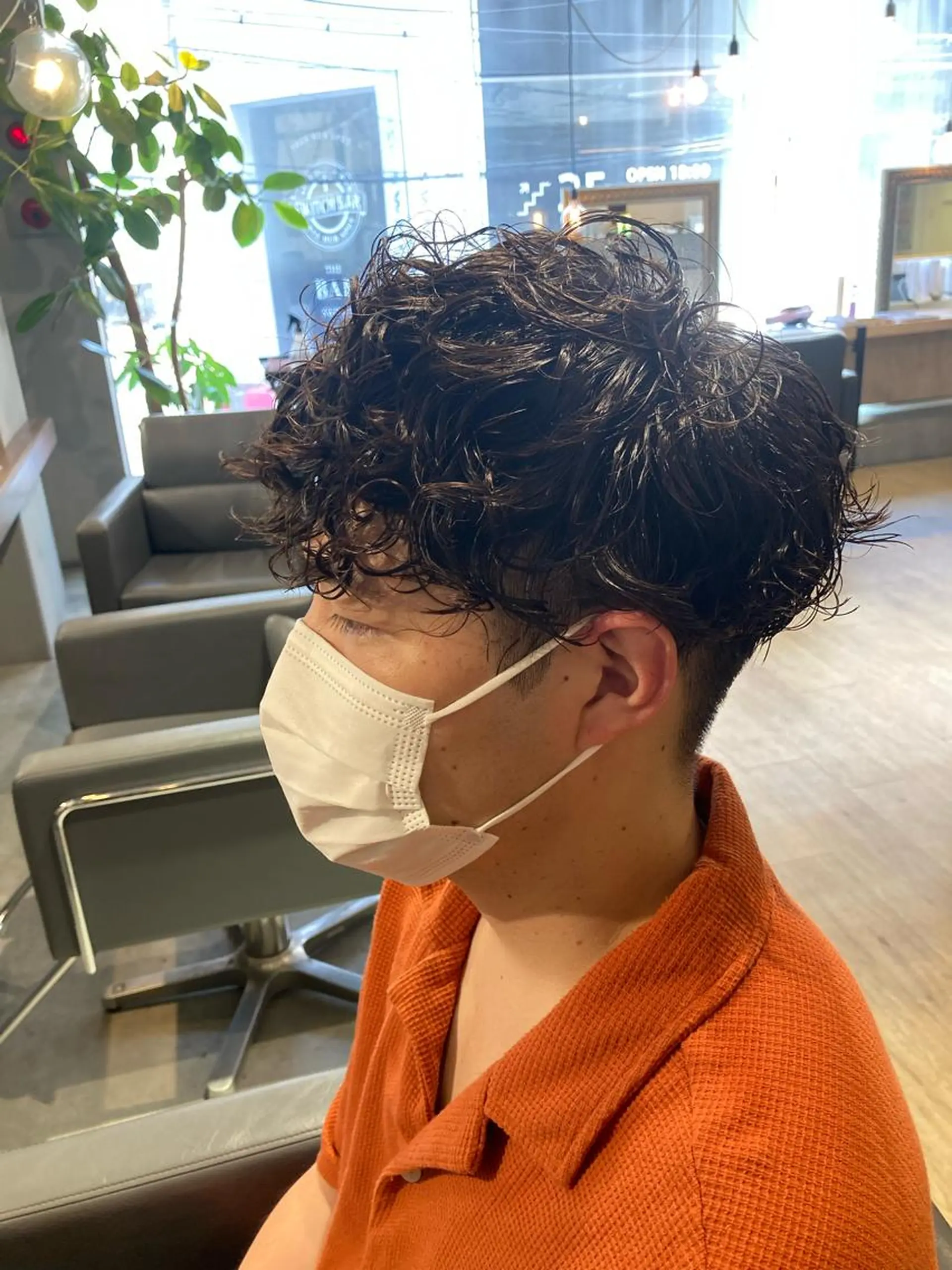 メンズ メンズパーマ カット パーマ メンズ特化美容師 熊田 鼓汰郎のヘアスタイル