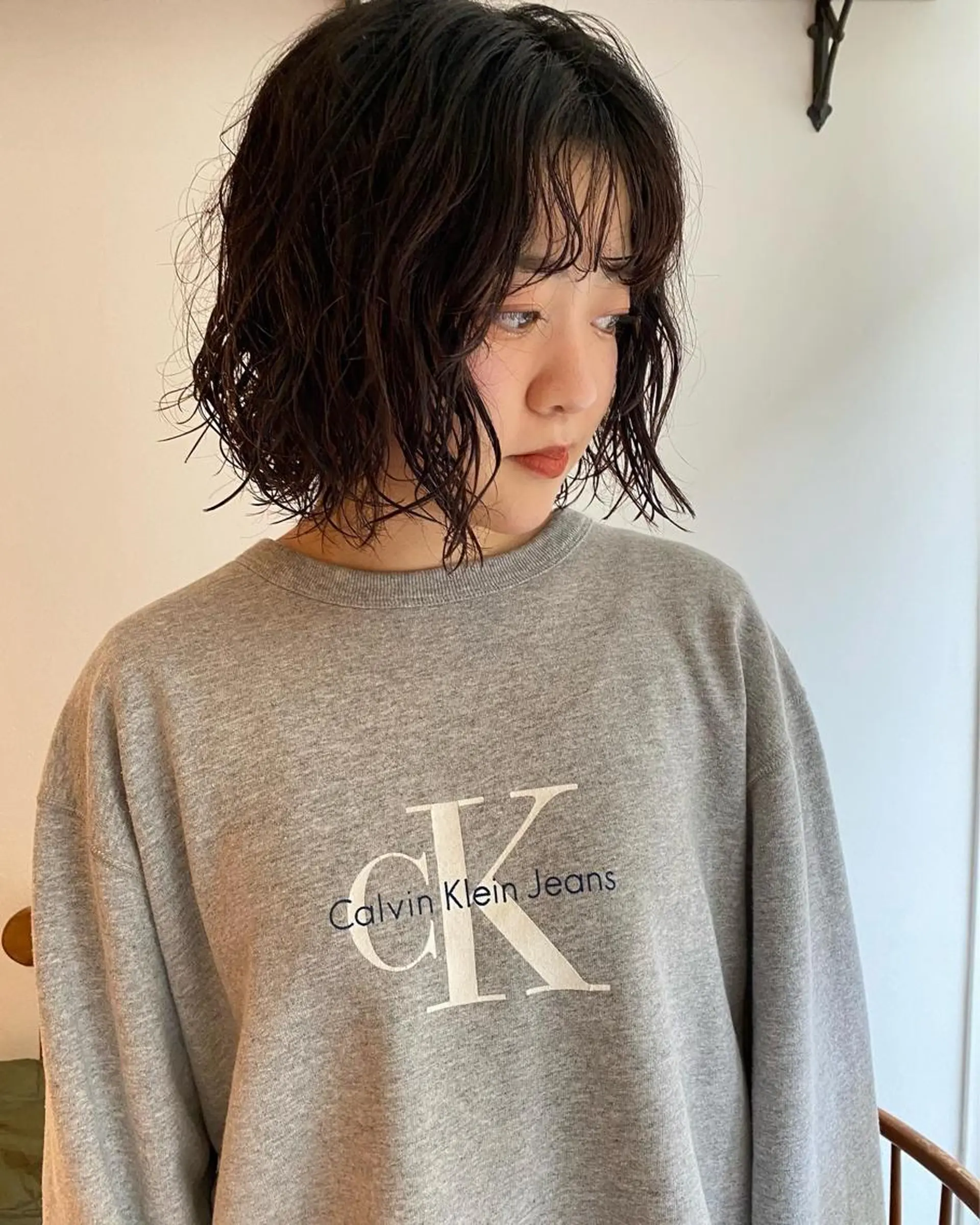 ショート パーマ カット ヘアカラー トリートメント 店長　ショート& パーマ　坂本のヘアスタイル