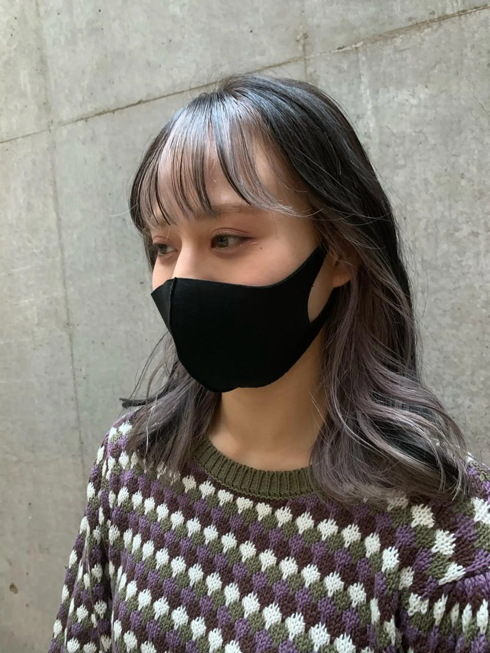セミロング カット ヘアカラー トリートメント ally hairsalon所属・Emi .のヘアスタイル