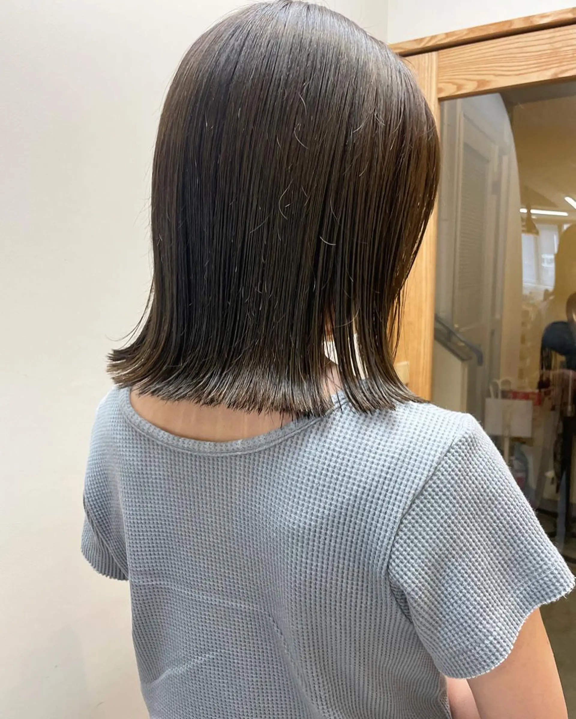 ミディアム カラー ヘアアレンジ ボブ カット ヘアカラー トリートメント ミズタ マイのヘアスタイル