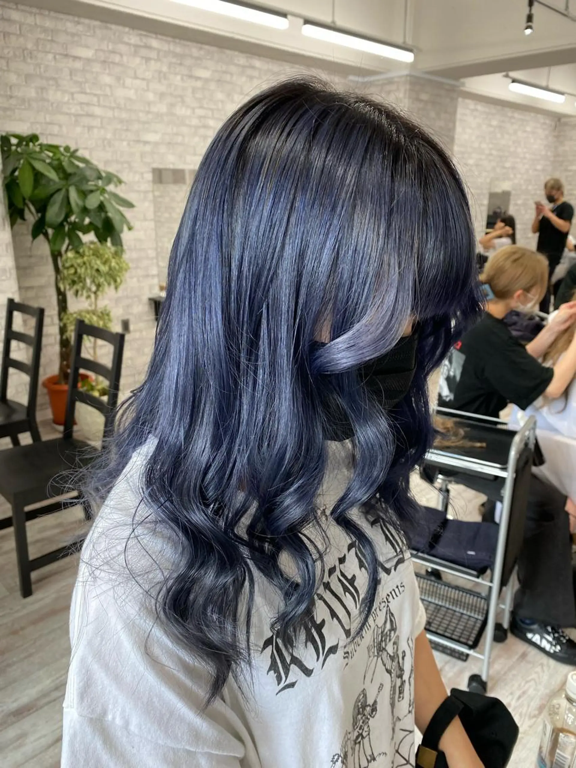 ロング カラー パーマ ヘアアレンジ メンズ キッズ ネイル マツエク・マツパ アイブロウ 似合わせカラー♡髪質 改善🎀サトカ🍒のヘアスタイル