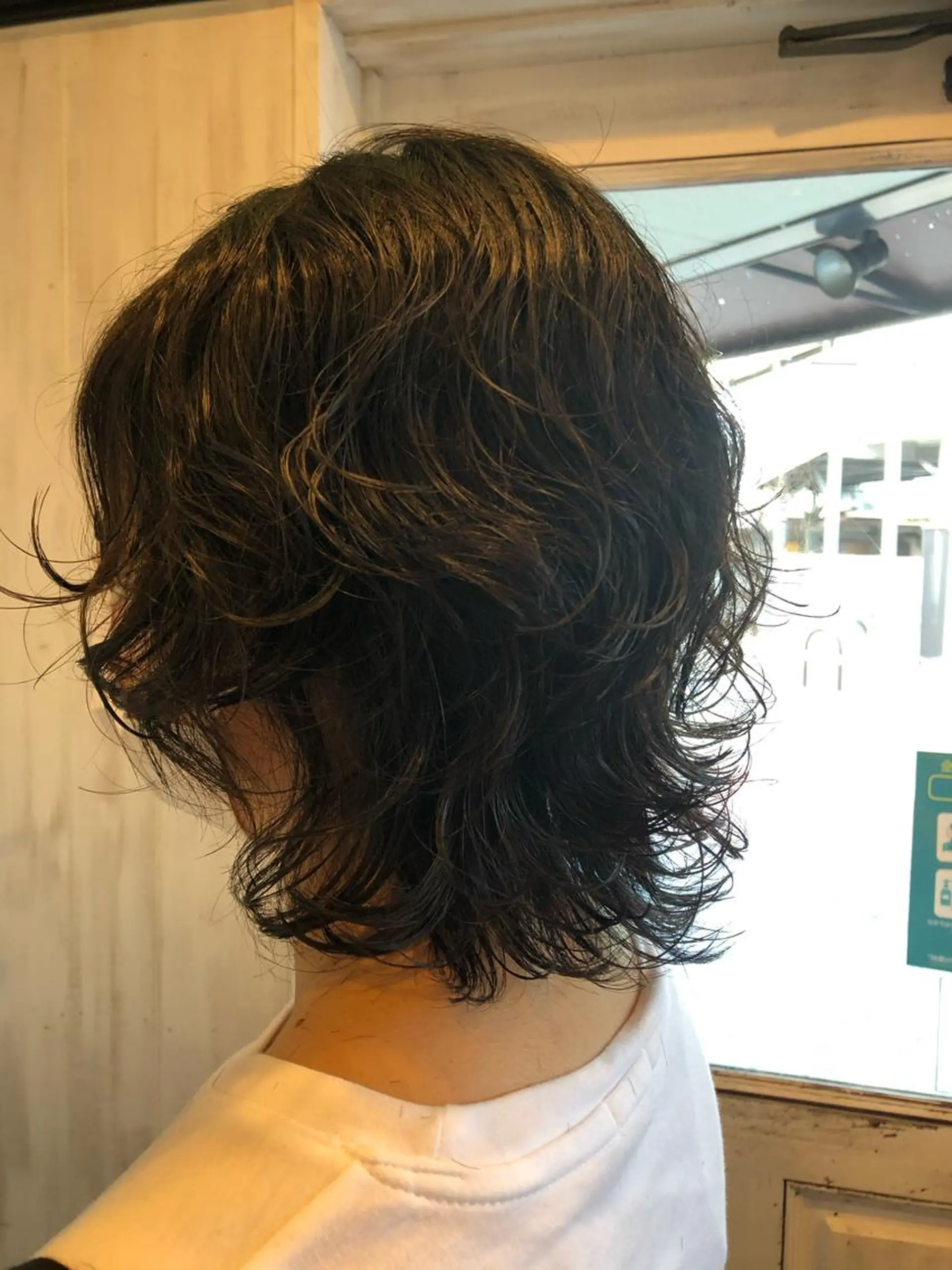 ミディアム パーマ molla所属・やまもと あきこのヘアスタイル