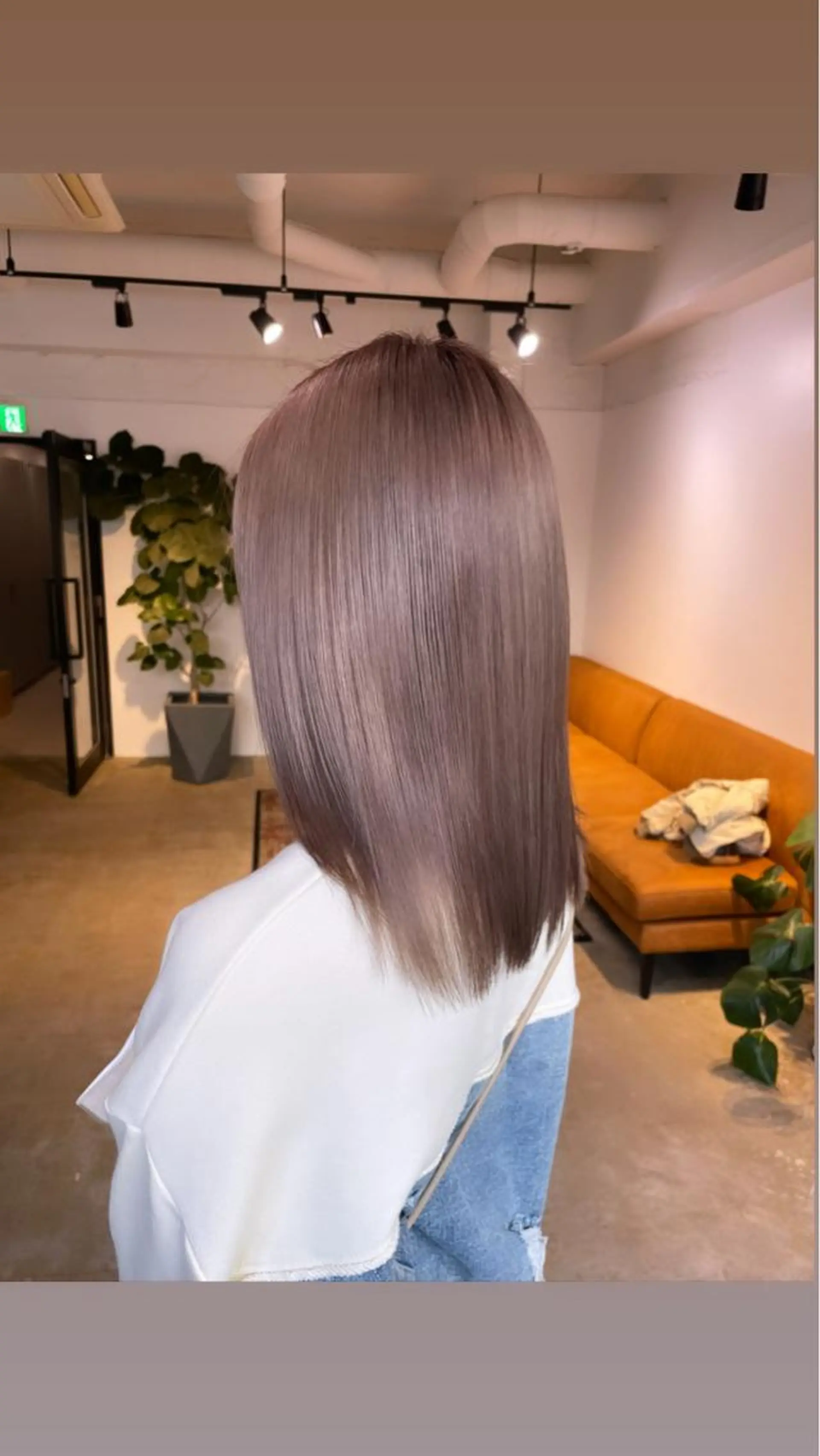 ミディアム ヘアカラー 心斎橋/海外レイヤー 募集中三好玲奈のヘアスタイル