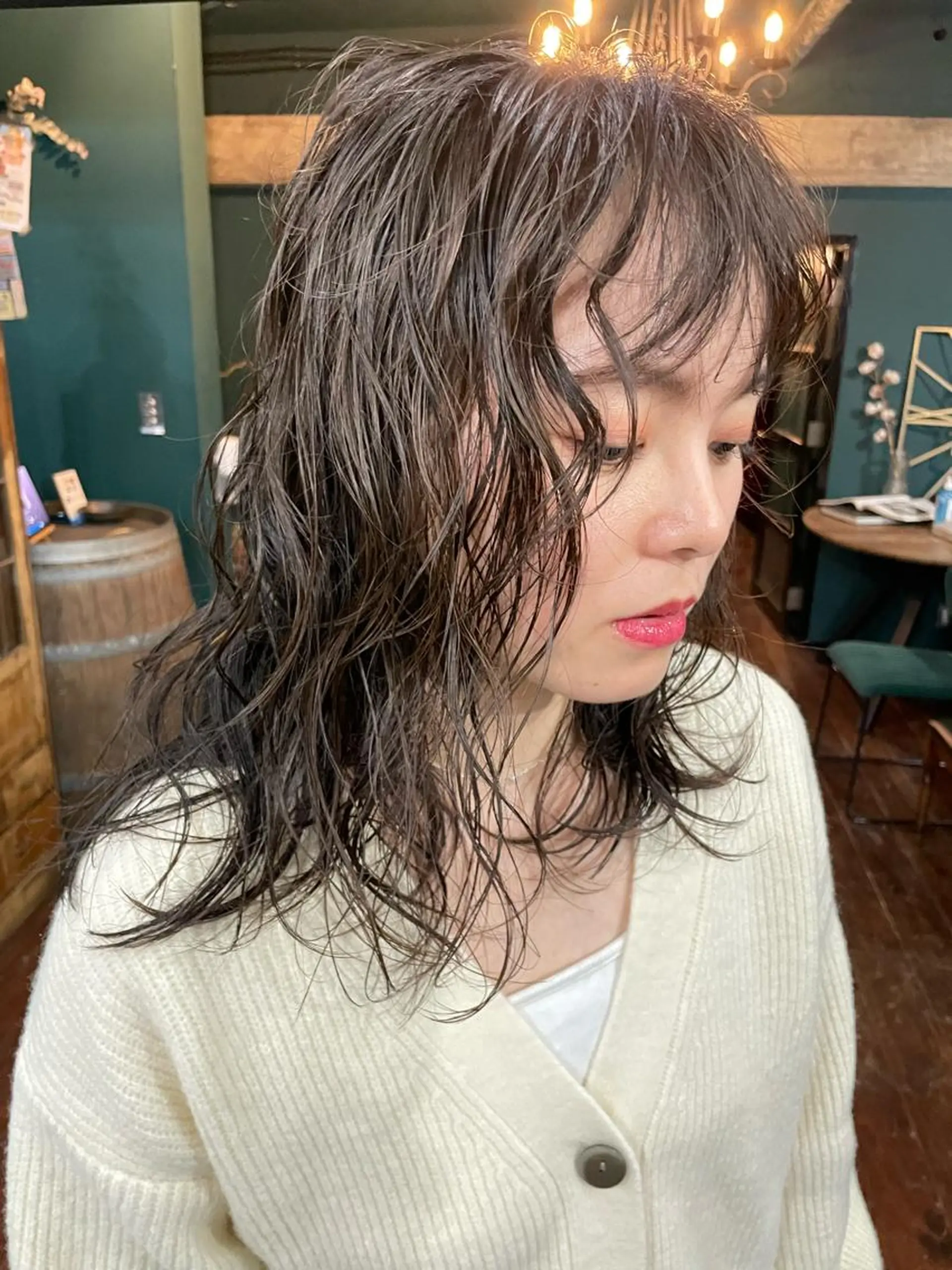 セミロング カット パーマ トリートメント vivre libre所属・vivre libreのヘアスタイル