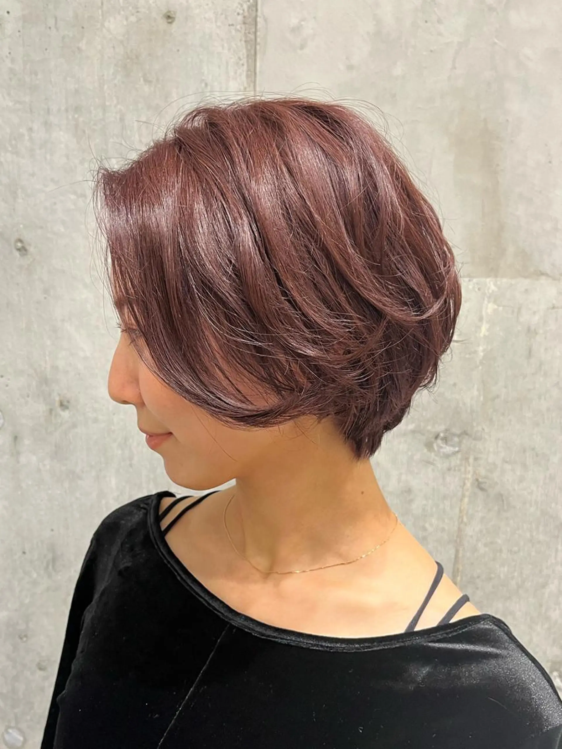 セミロング ユアサ ジュンキのヘアスタイル