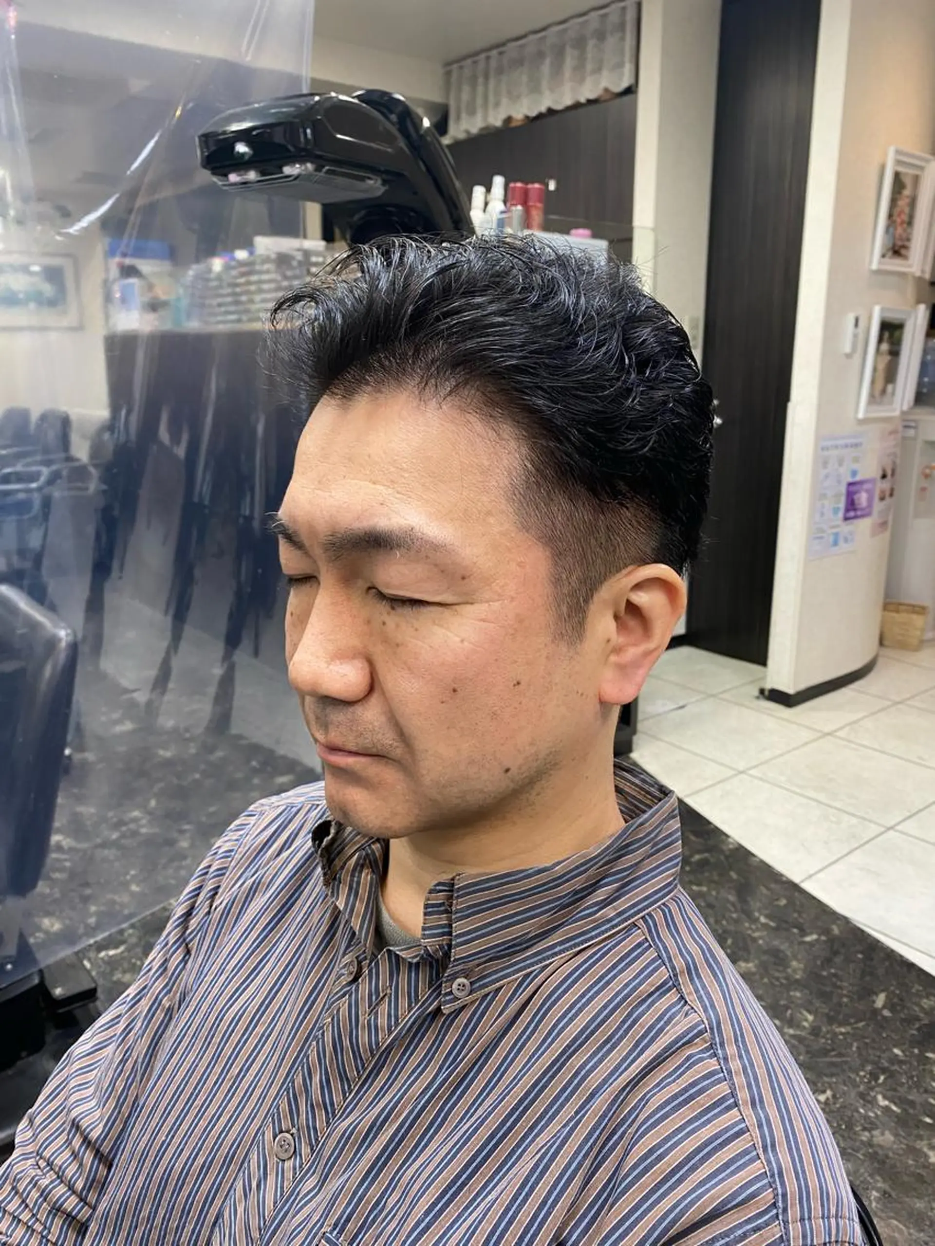 パーマ メンズ メンズパーマ カット hair make HY所属・木下 広太のヘアスタイル