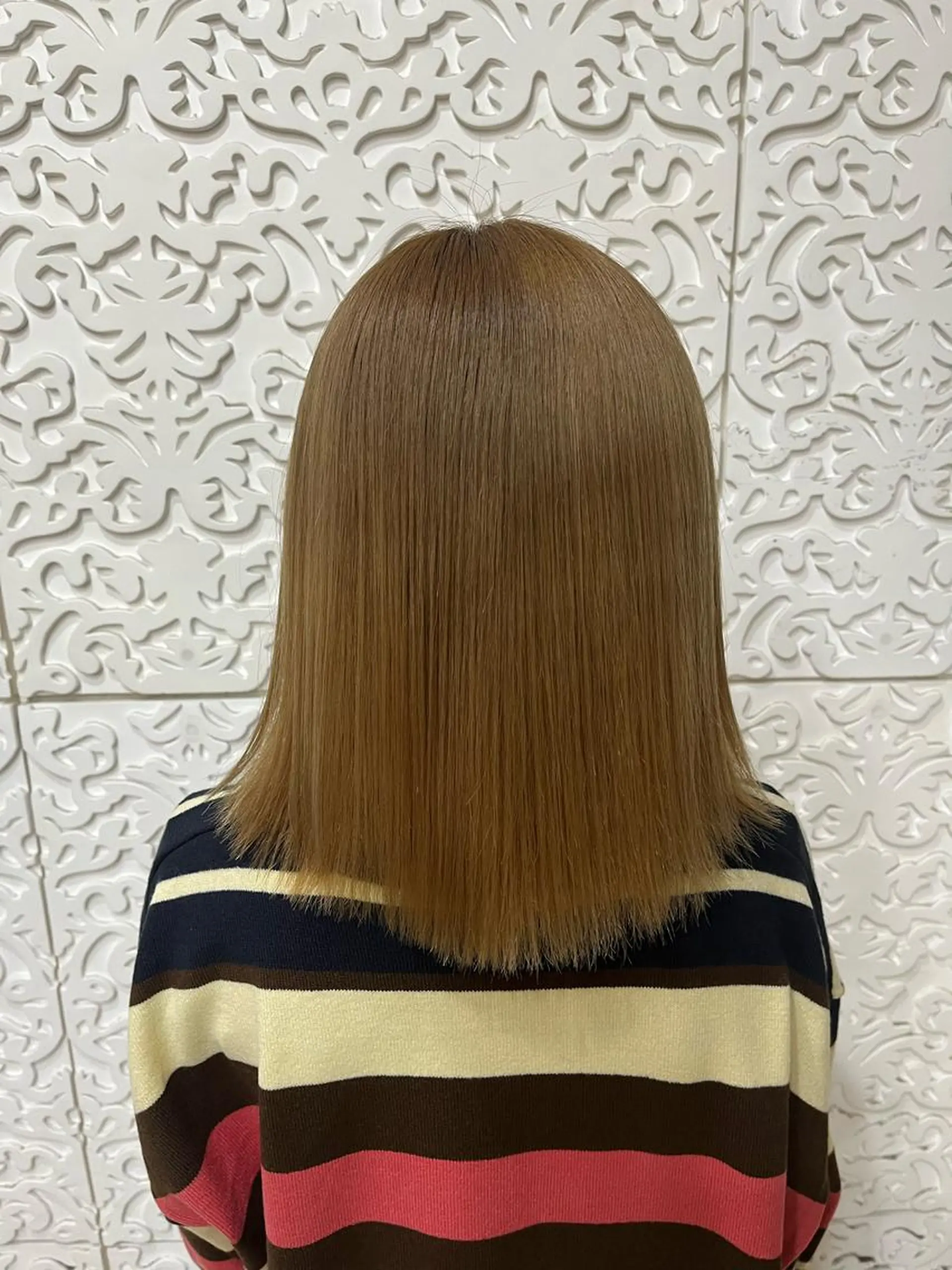ミディアム ヘアカラー 縮毛矯正 ✨髪質改善✨ 縮毛矯正/佐藤恵太のヘアスタイル