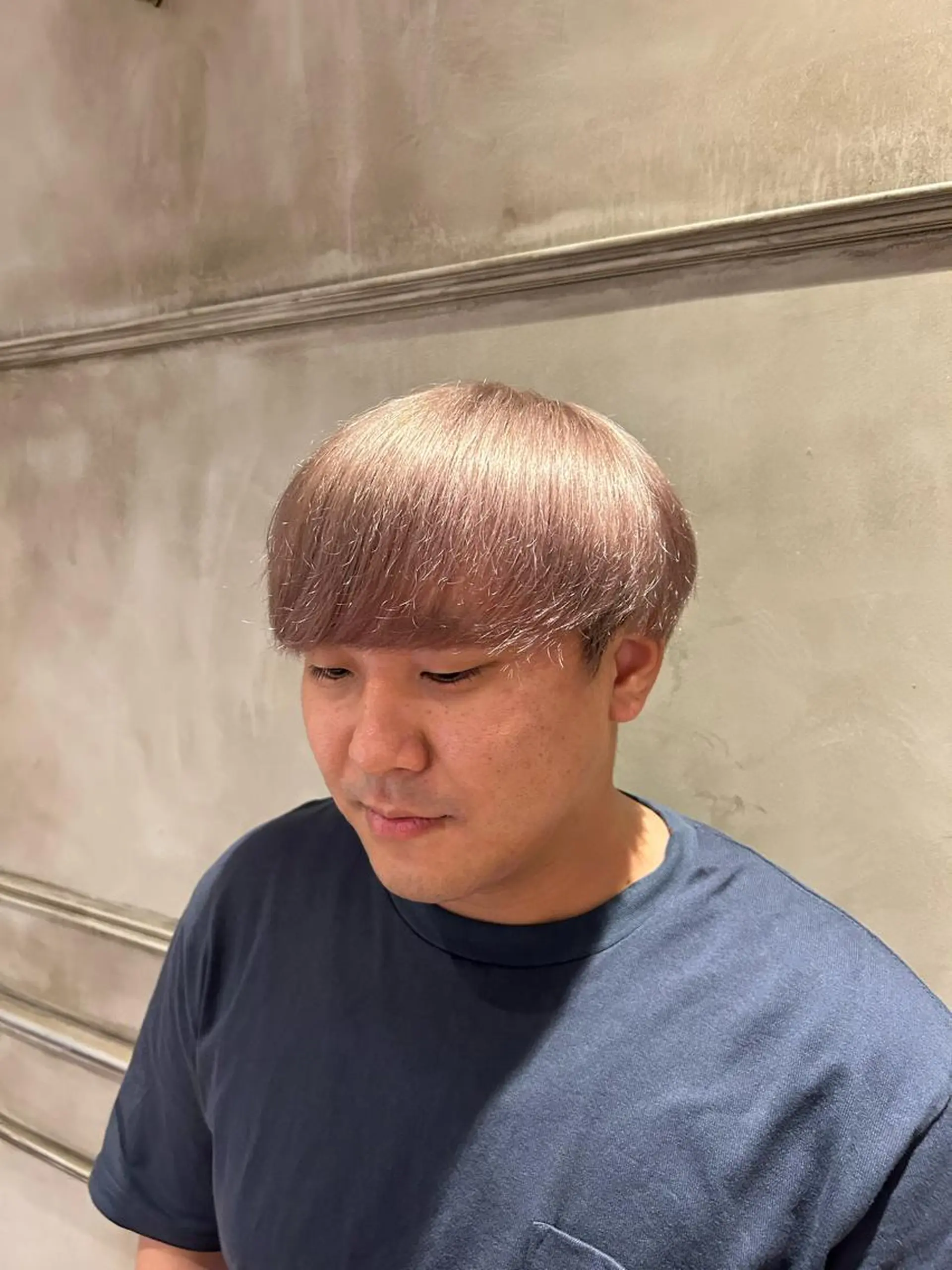 ショート カラー メンズ マッシュ 成田 智彩のヘアスタイル