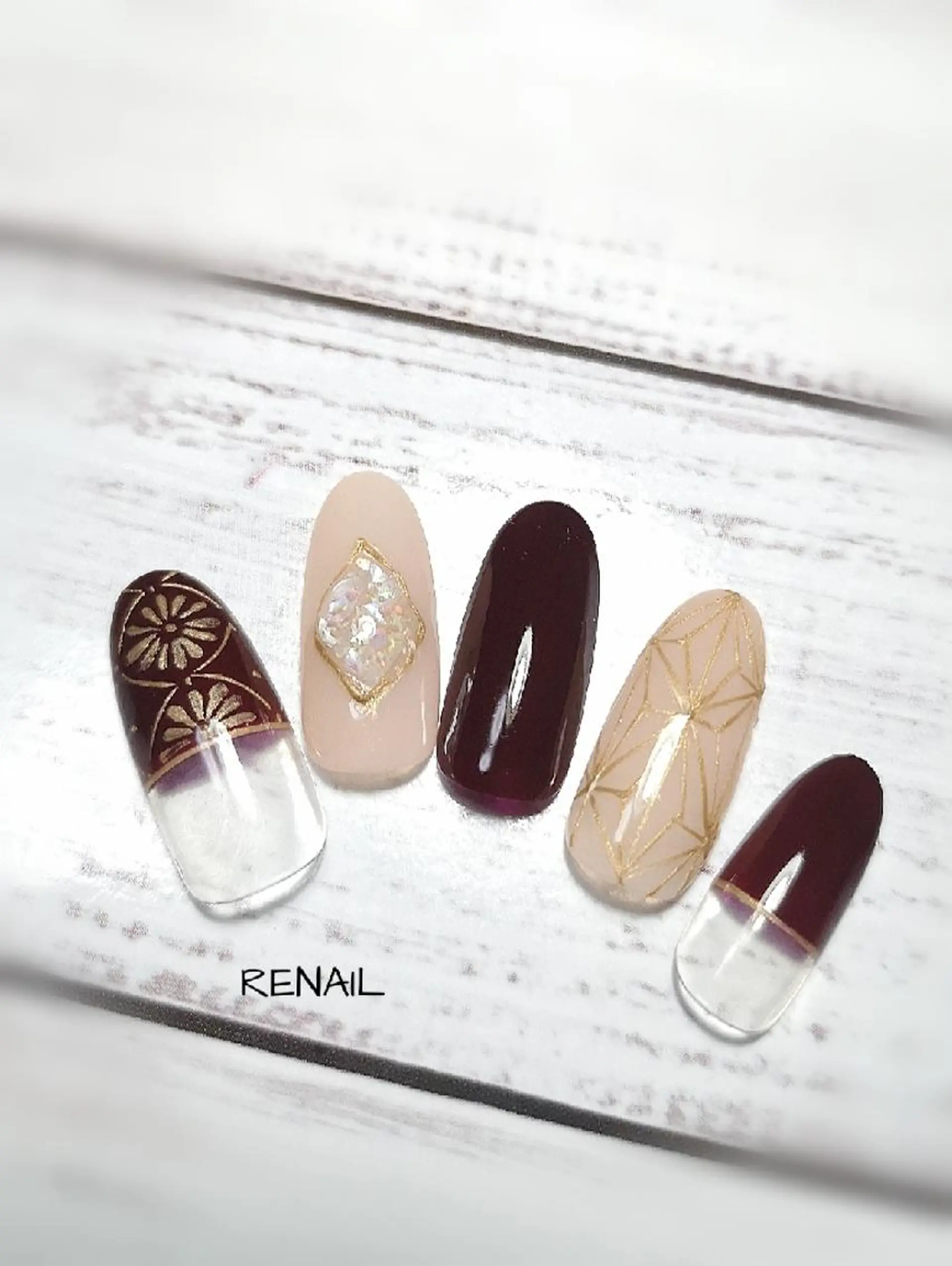 ネイル ハンドネイル RENAIL  玲奈のネイルデザイン
