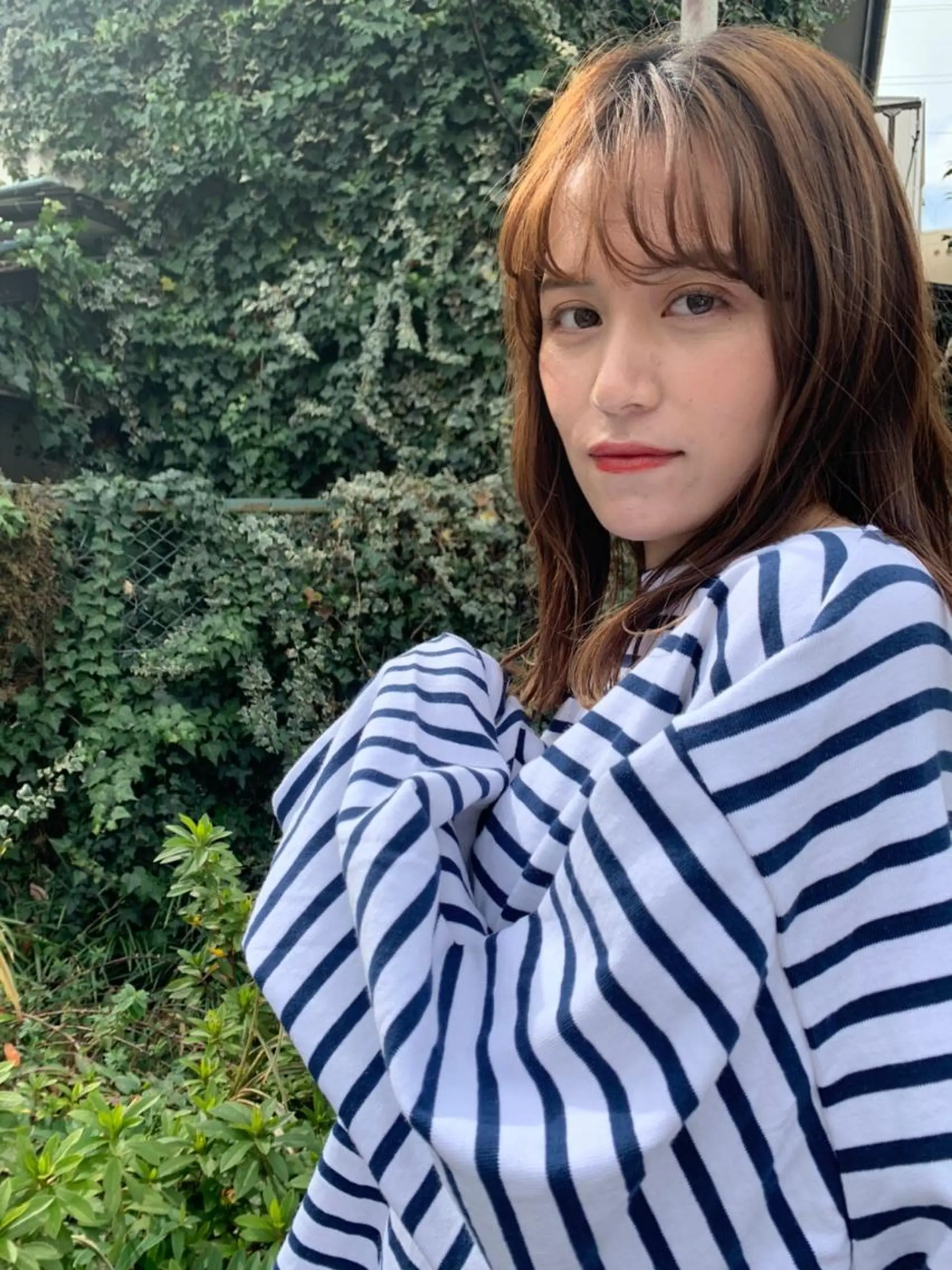 ミディアム カラー ミディアムパーマ バレイヤージュ ブリーチ ケアブリーチ ダブルカラー CEINE＋ officialのヘアスタイル