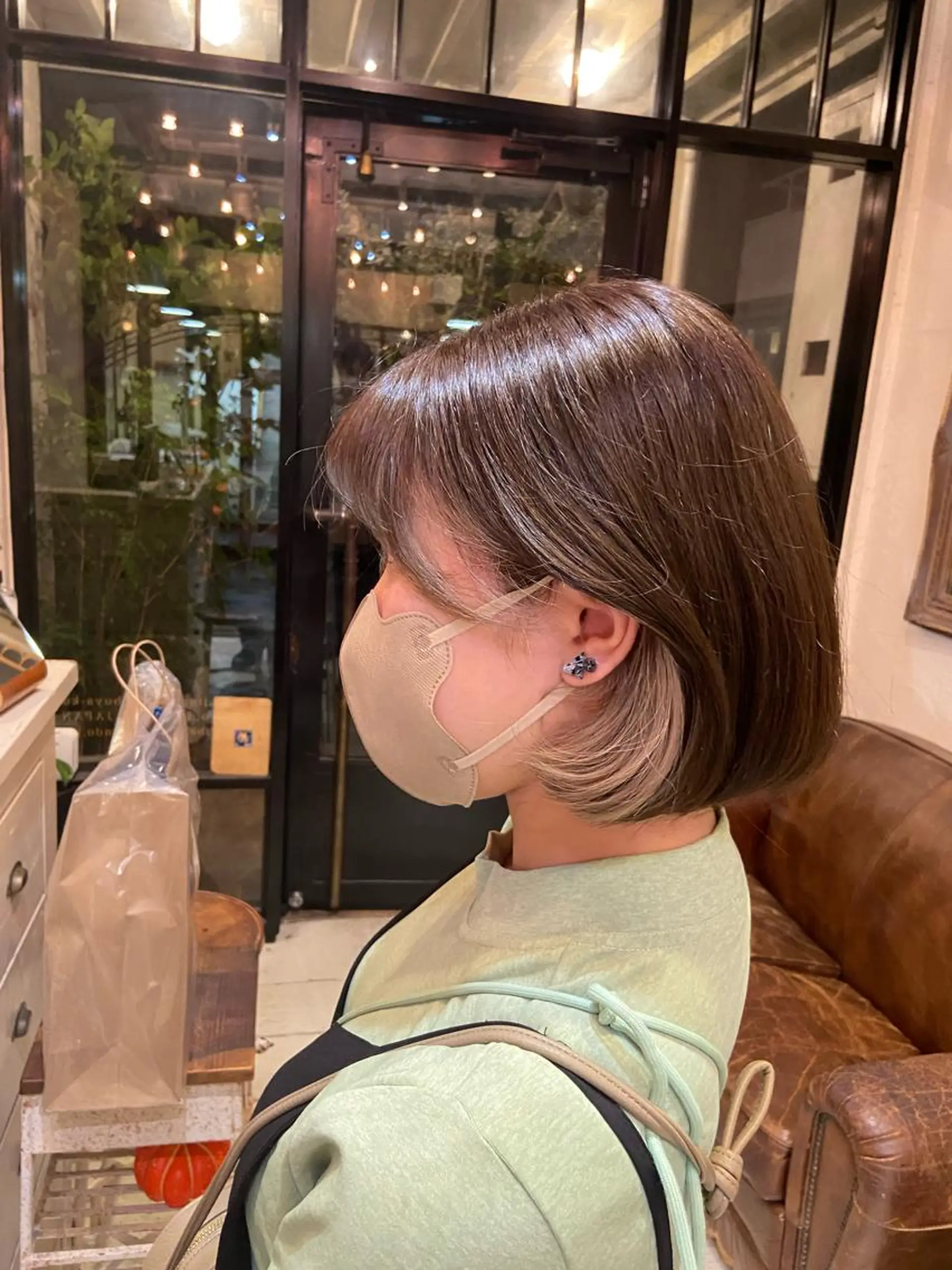 カラー ベージュカラー オリーブベージュ ホワイトベージュ ヘアカラー トリートメント ダメージレス美容師 🌱水島侑理のヘアスタイル