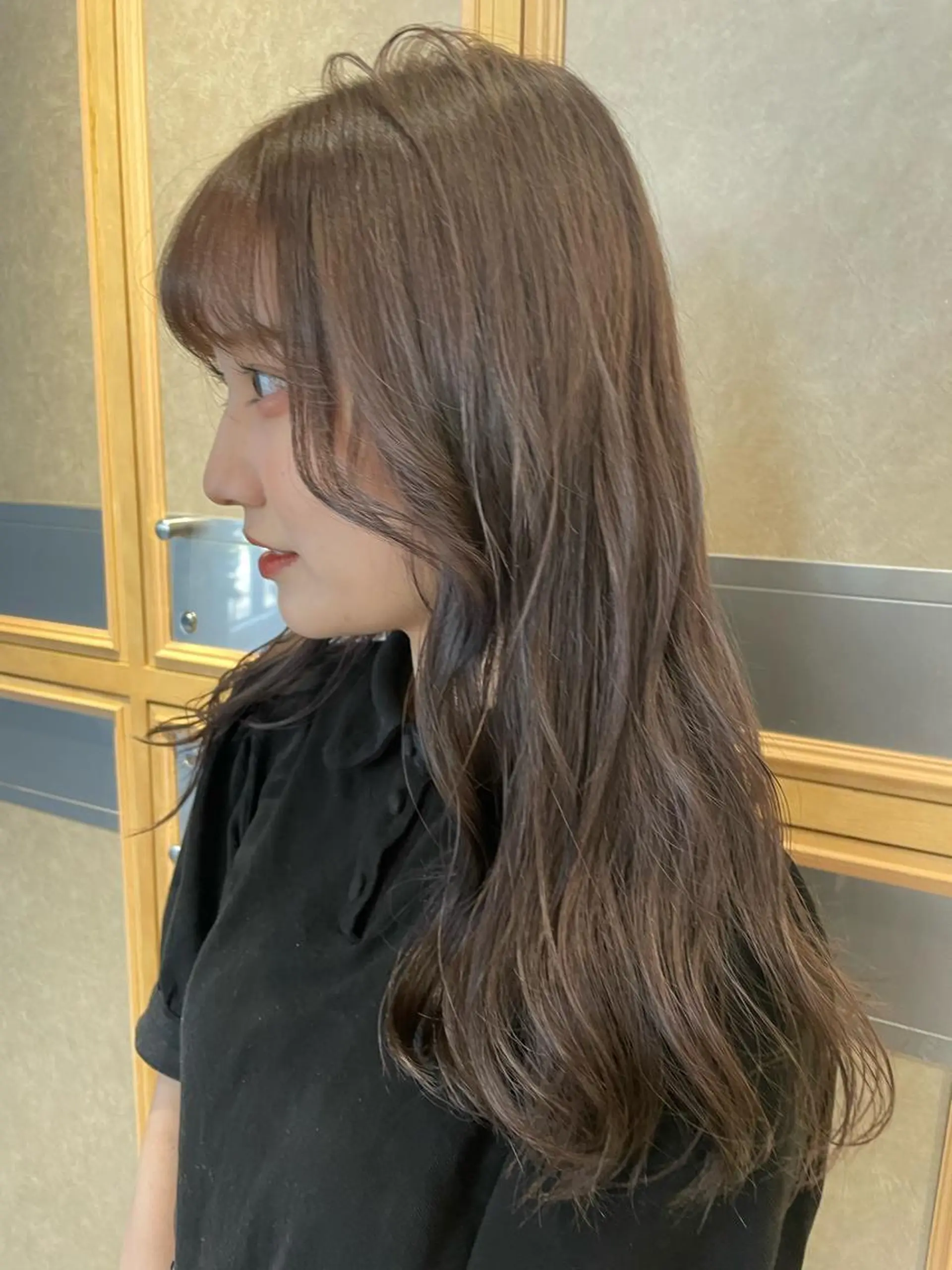 ロング カラー ヘアカラー トリートメント 🪞透け感hair 🪞honokaのヘアスタイル