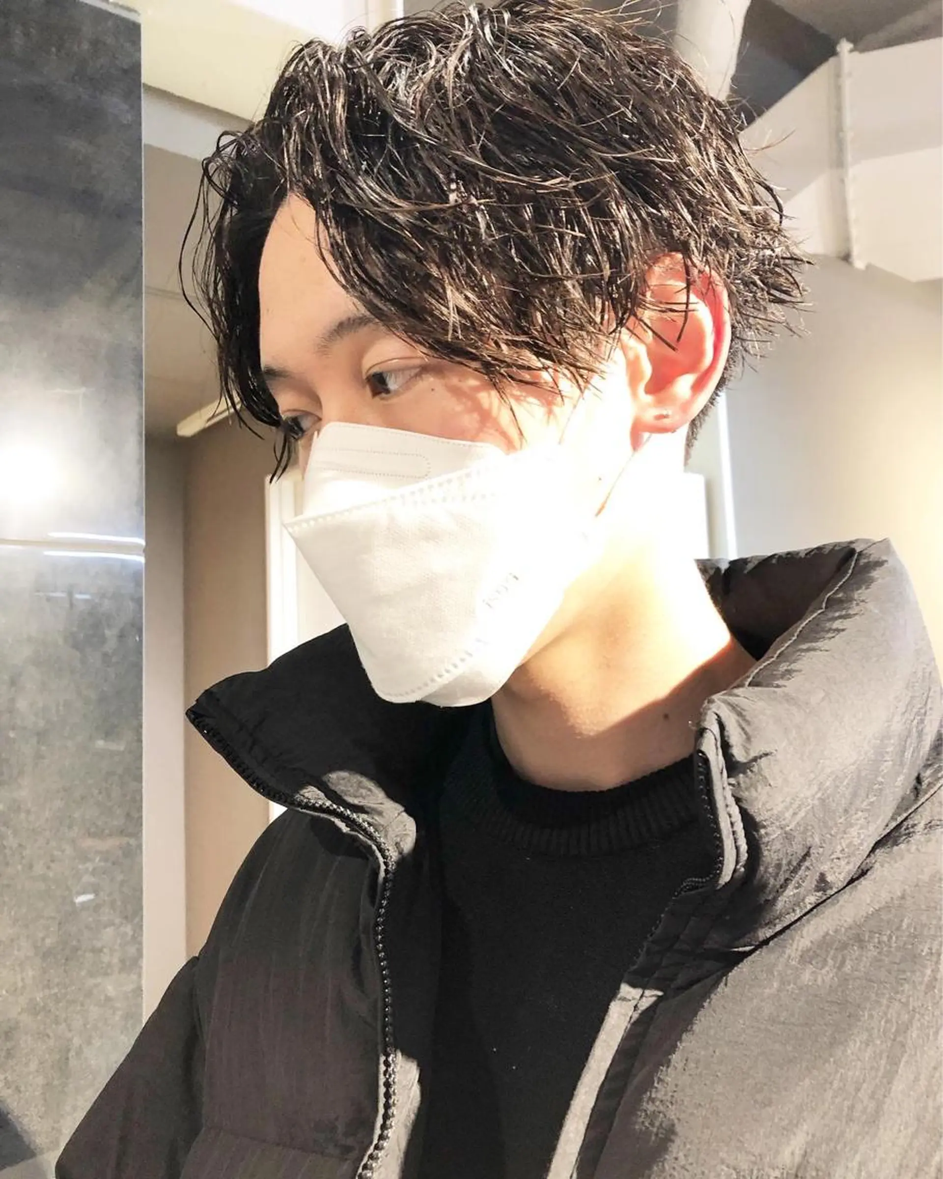 パーマ ヘアアレンジ メンズ カット パーマ トリートメント ヘアセット ainico+所属・メンズ特化✂️栗原 侑也のヘアスタイル