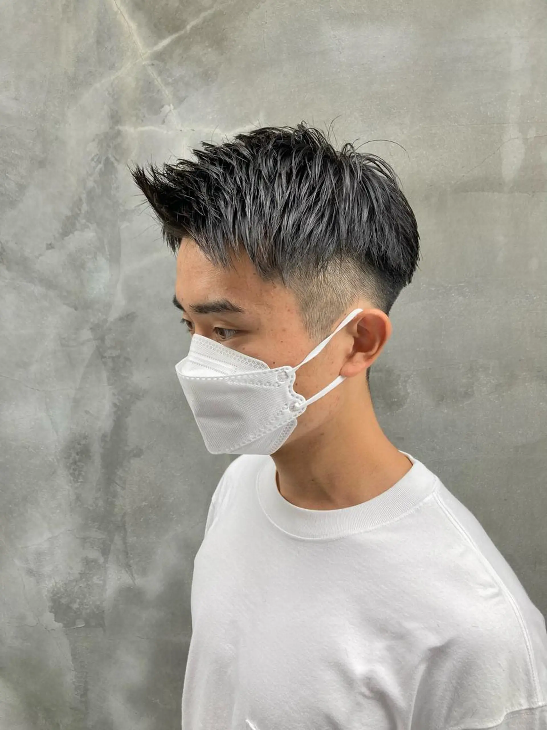 ショート カット パーマ メンズ特化美容師 熊田 鼓汰郎のヘアスタイル