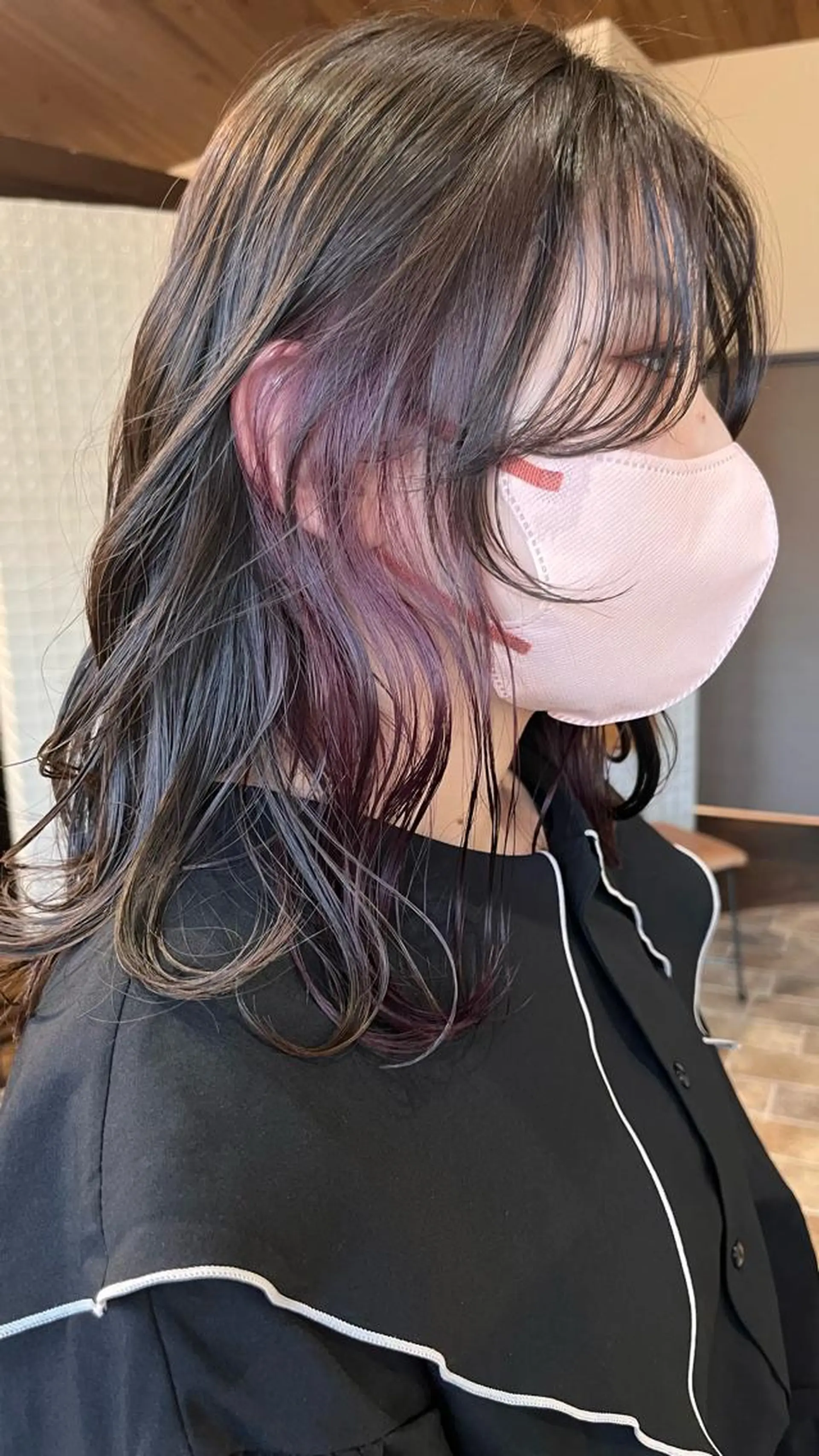 カラー アイブロウ 中村 友香のヘアスタイル