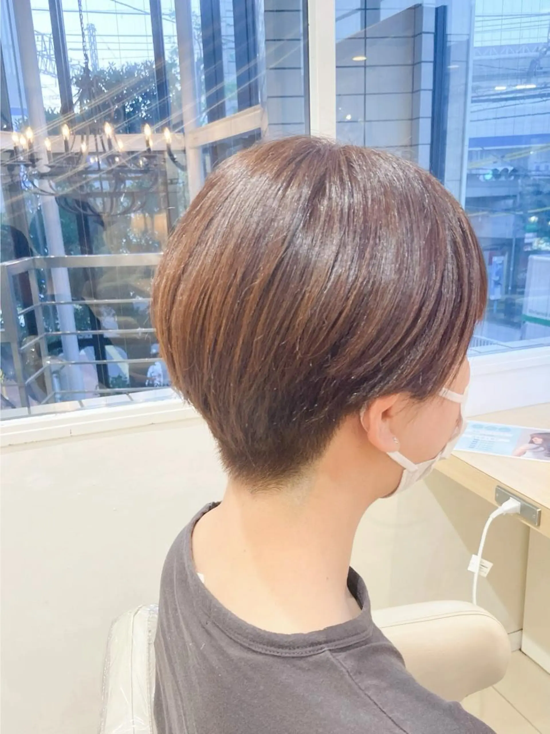 ショート カラー 30代からの大人 ショートのヘアスタイル