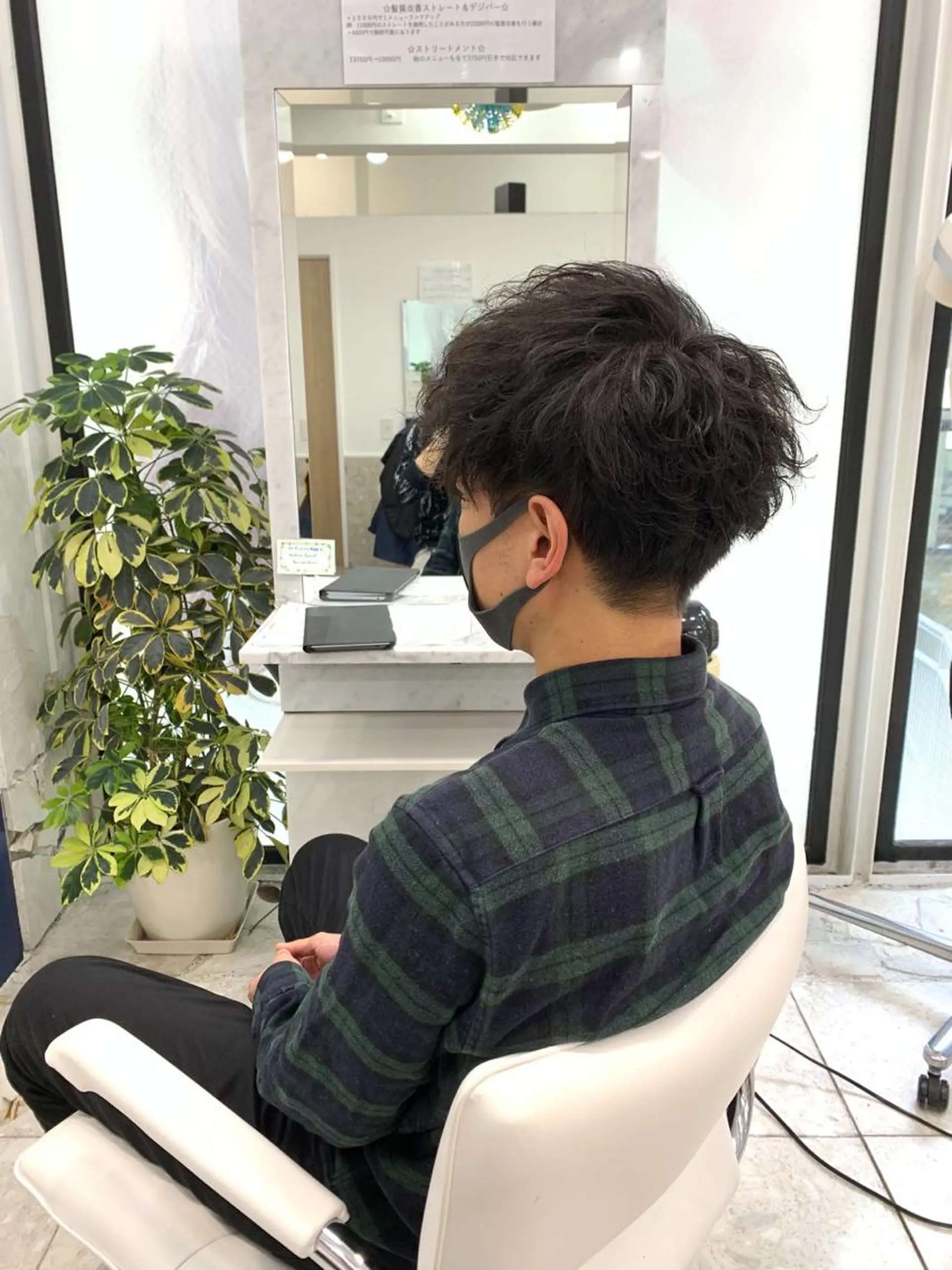 パーマ メンズ メンズパーマ 相武台ショート特化 💐川崎希💐のヘアスタイル