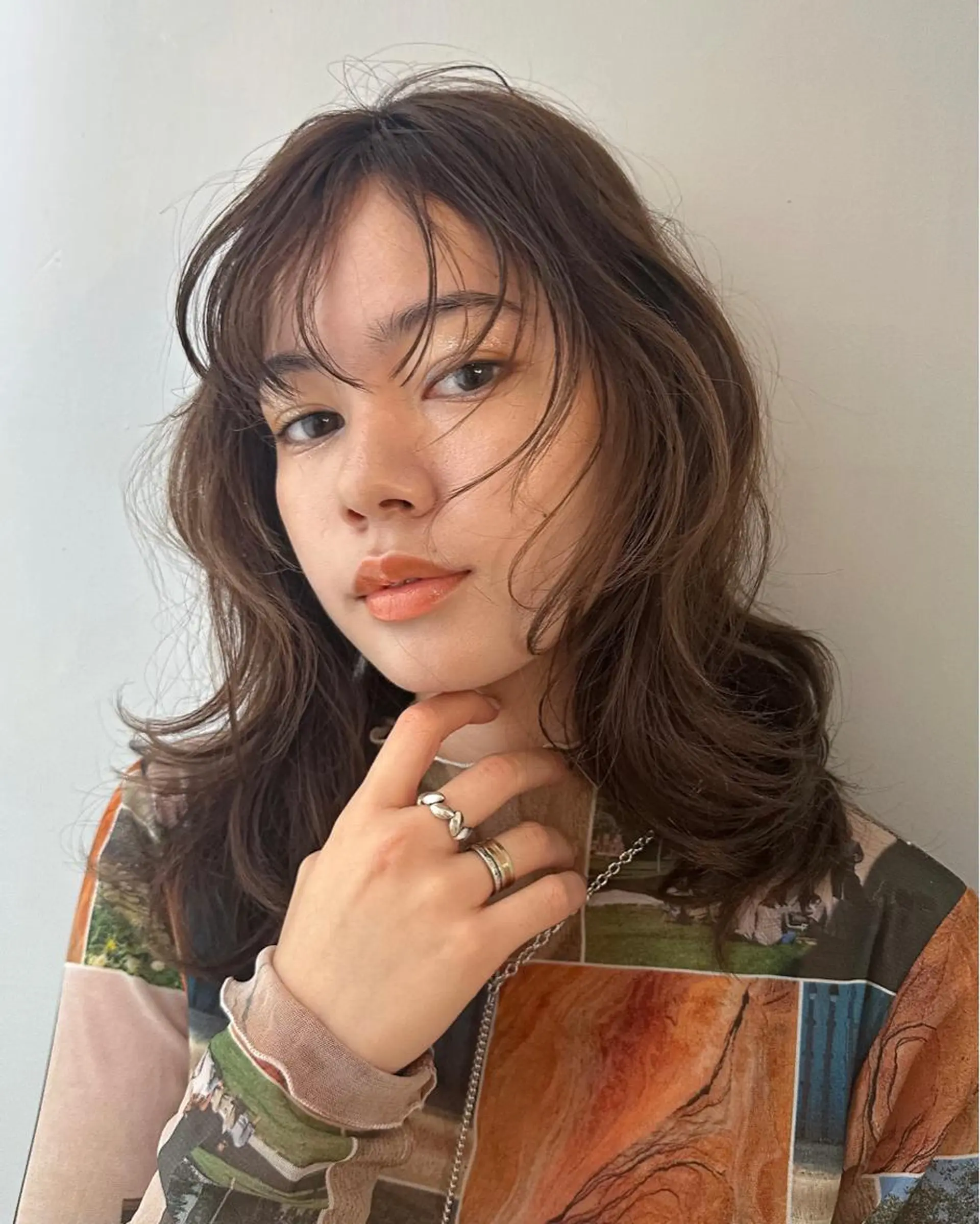 セミロング 柔らかbeige /chinari❤︎のヘアスタイル