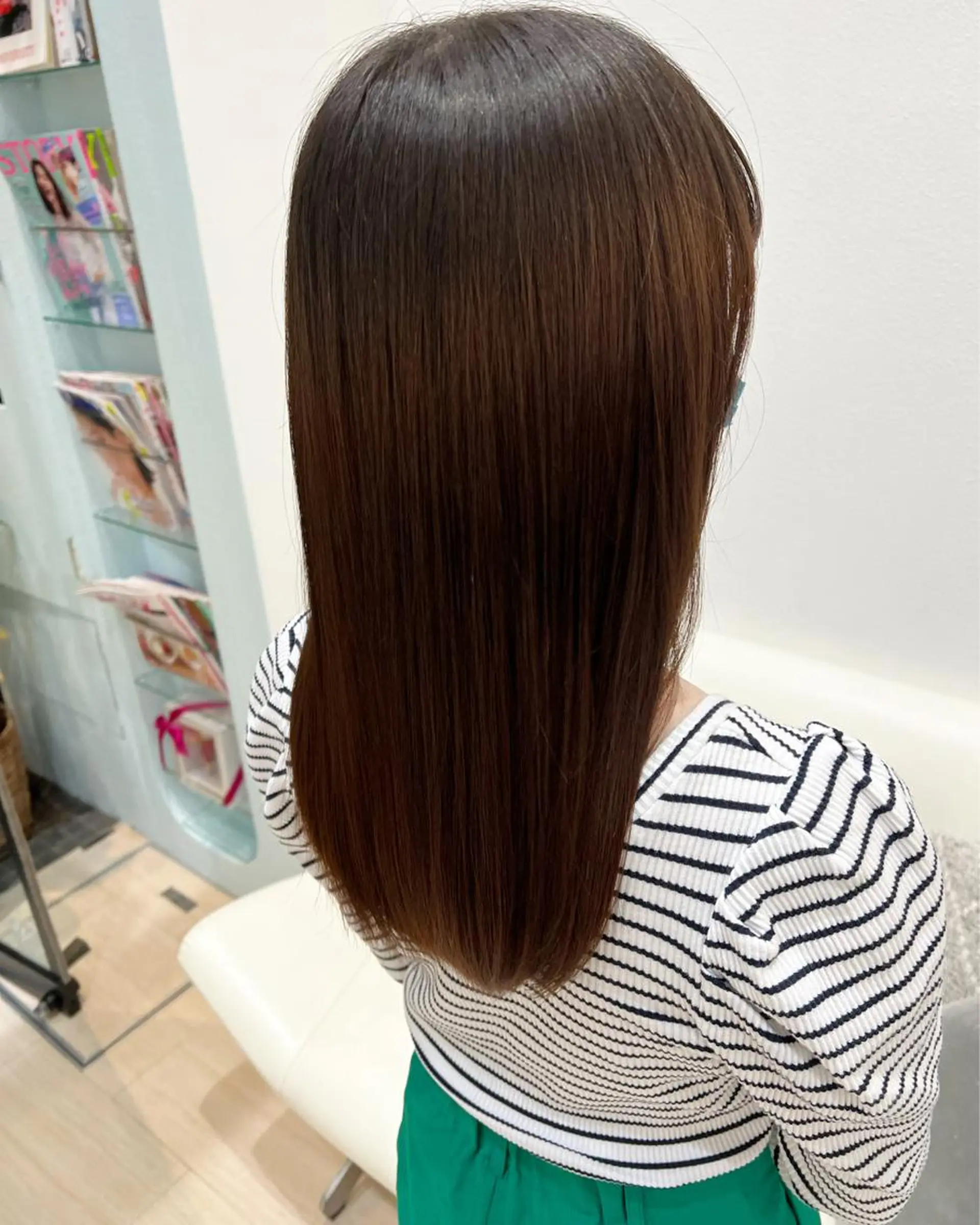 ミディアム カラー パーマ ヘアアレンジ トリートメント 堀井 凌平のヘアスタイル