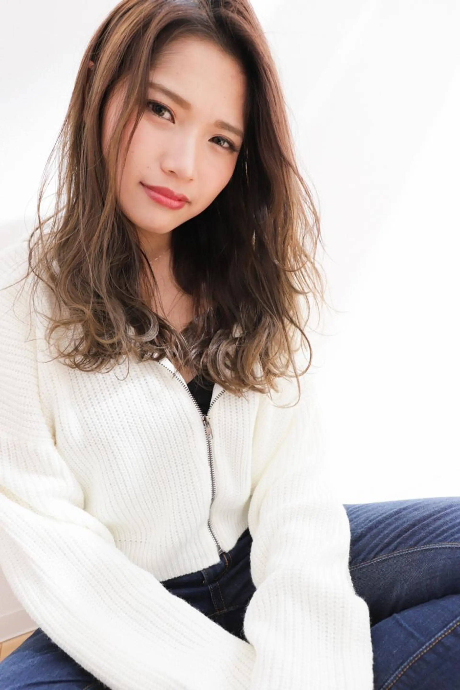 セミロング 荻原 康成のヘアスタイル