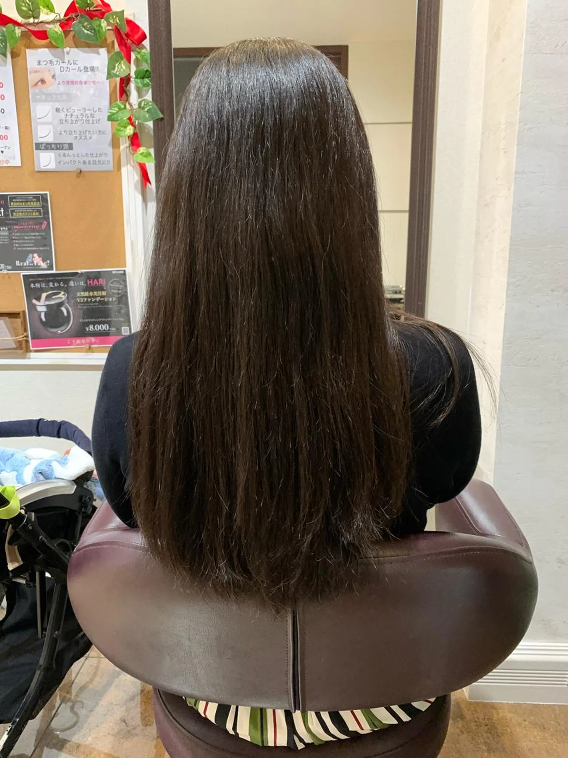 ロング 永瀬 恵のヘアスタイル