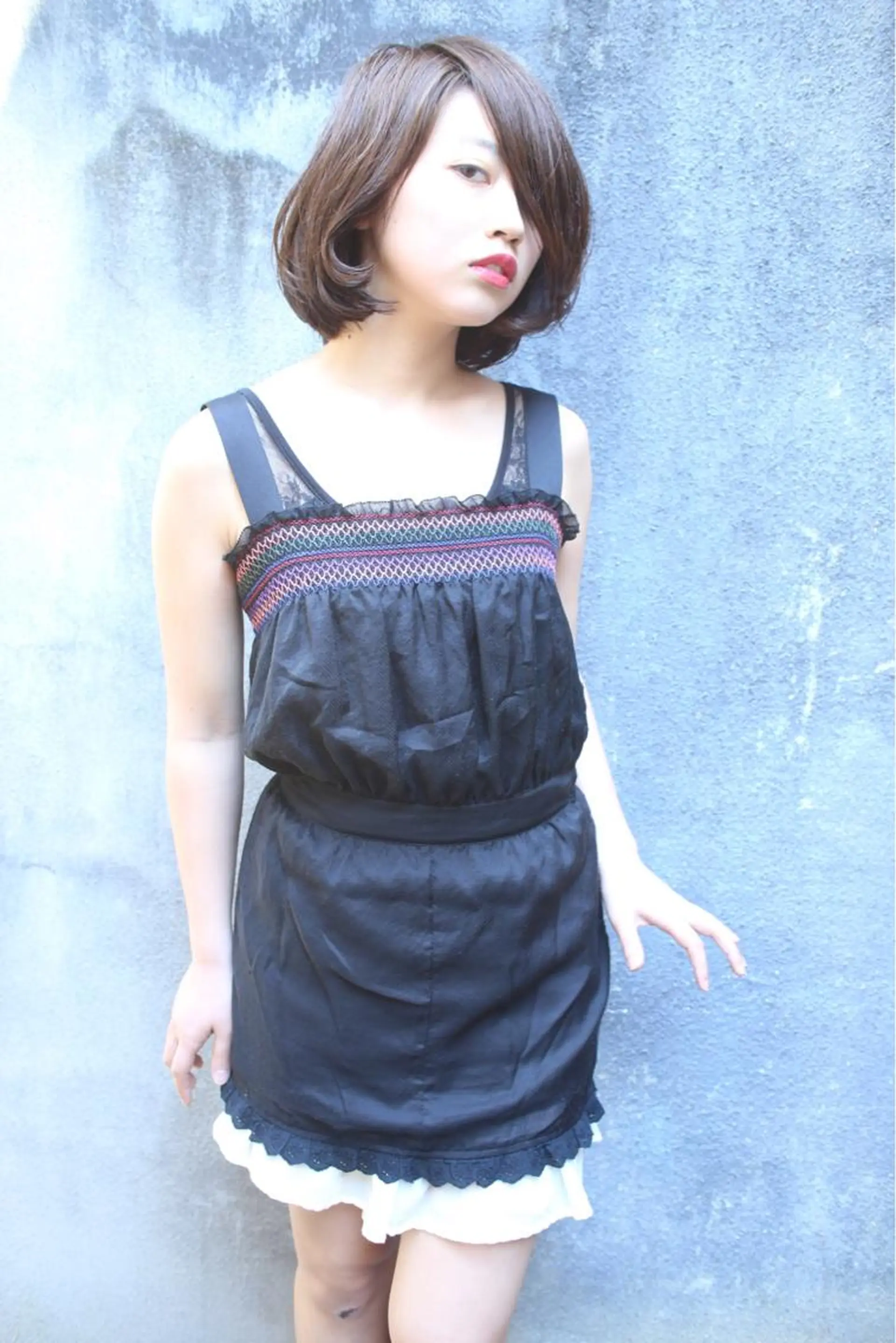 ショート カラー vato マンツーマンサロンのヘアスタイル