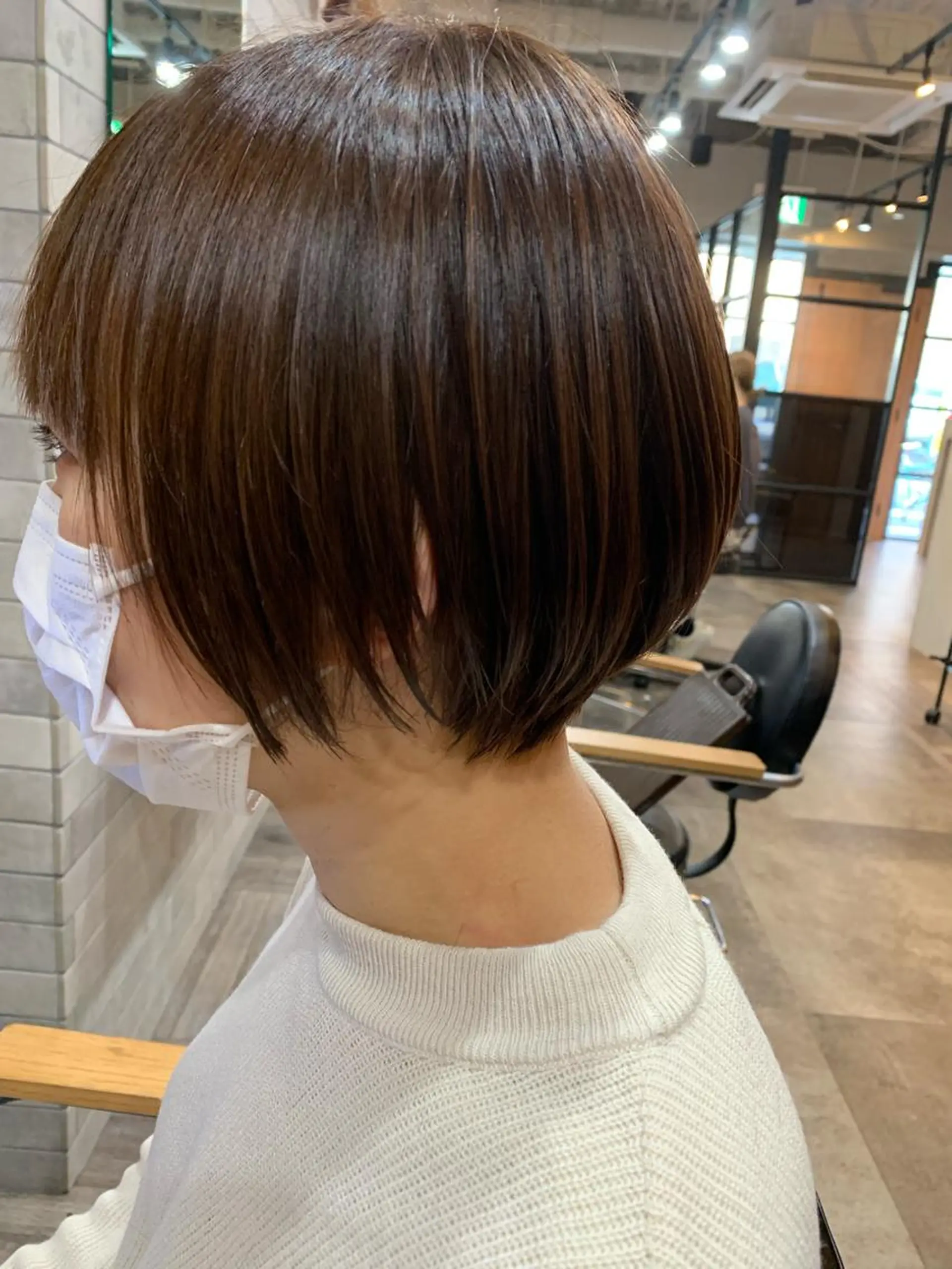 ショート カット ヘアカラー トリートメント 山本 みきのヘアスタイル