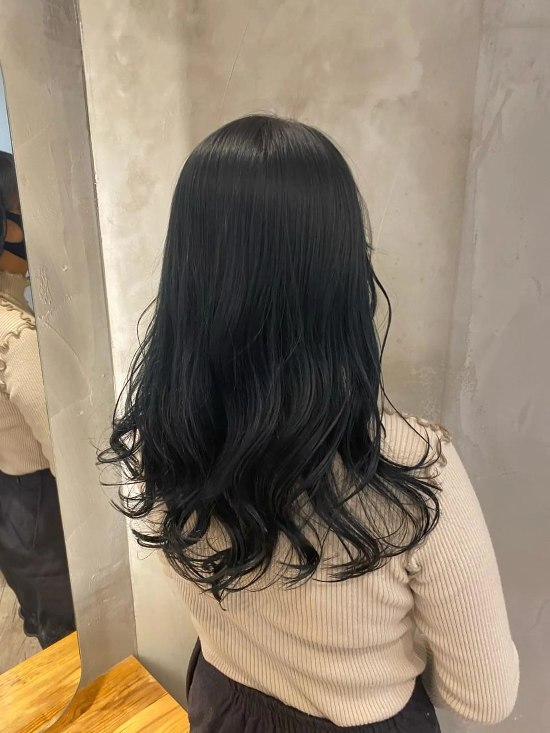 ミディアム カット ヘアカラー 顔周りcut・ご相談 ＝新宿しずく🇰🇷のヘアスタイル