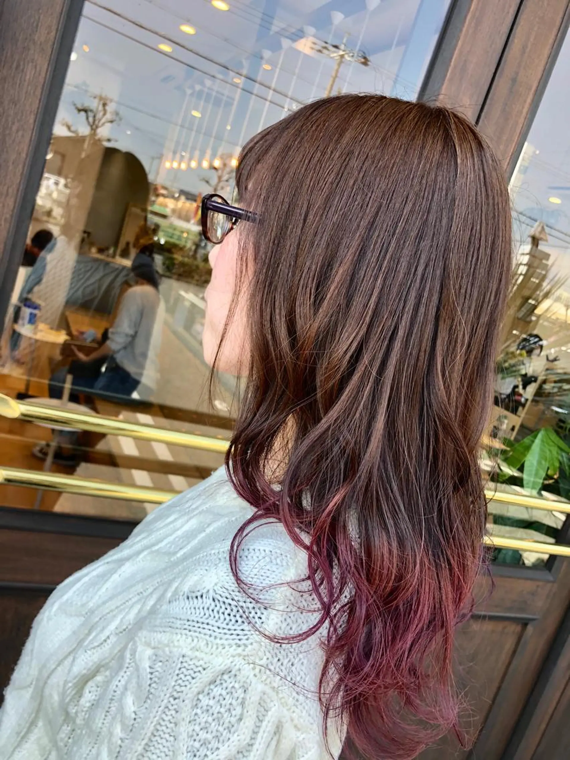 カラー ピンクカラー 三村 桜生のヘアスタイル