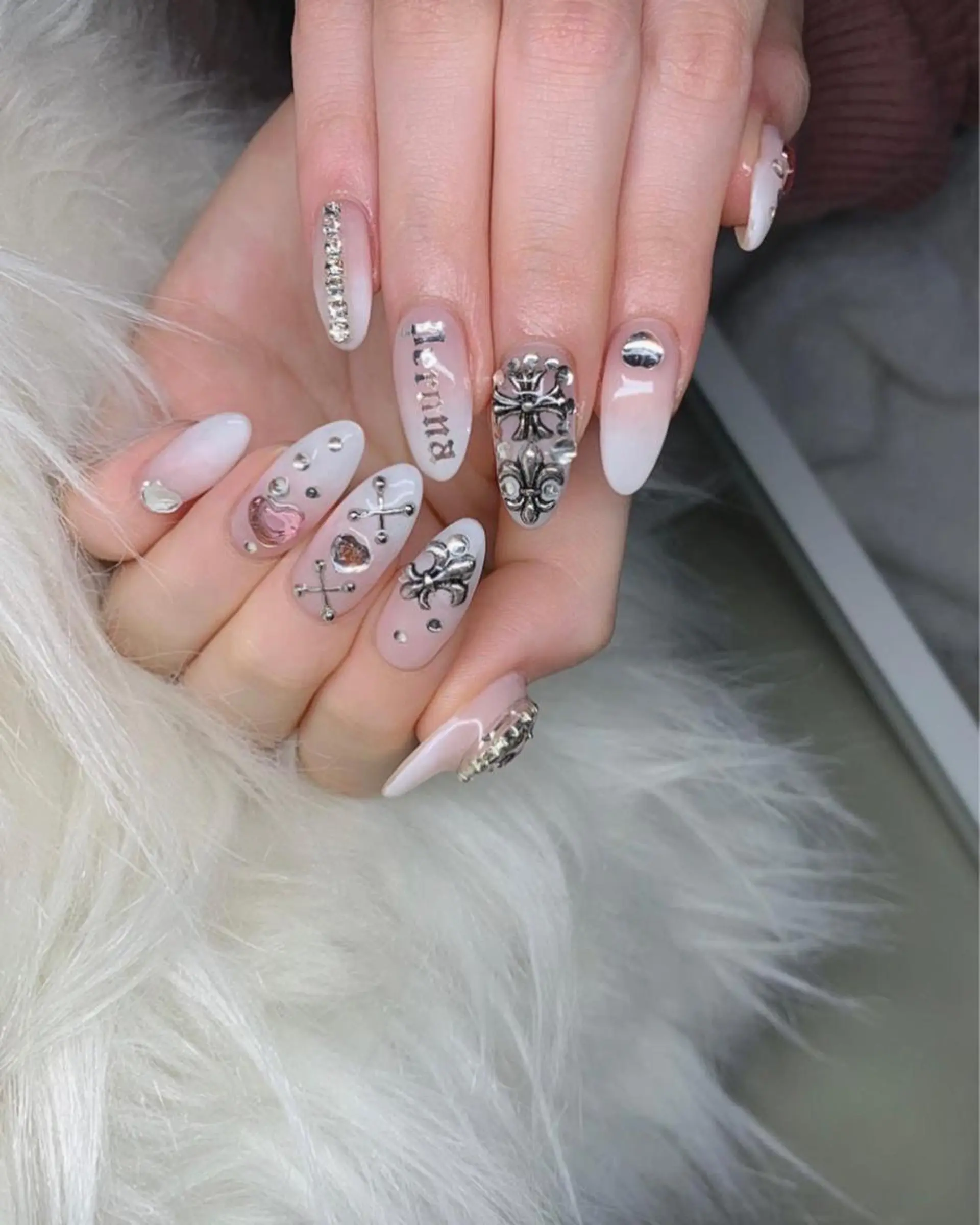 ネイル アートネイル フレンチネイル ジェルネイル 韓国ネイル ミラーネイル *･*MIMnail *･゜ﾟ･*:･*のネイルデザイン
