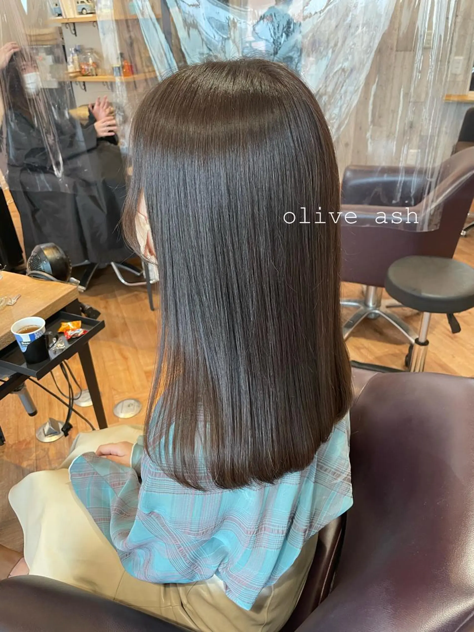 セミロング カラー ヘアアレンジ NANA／trend style🕊🍑のヘアスタイル