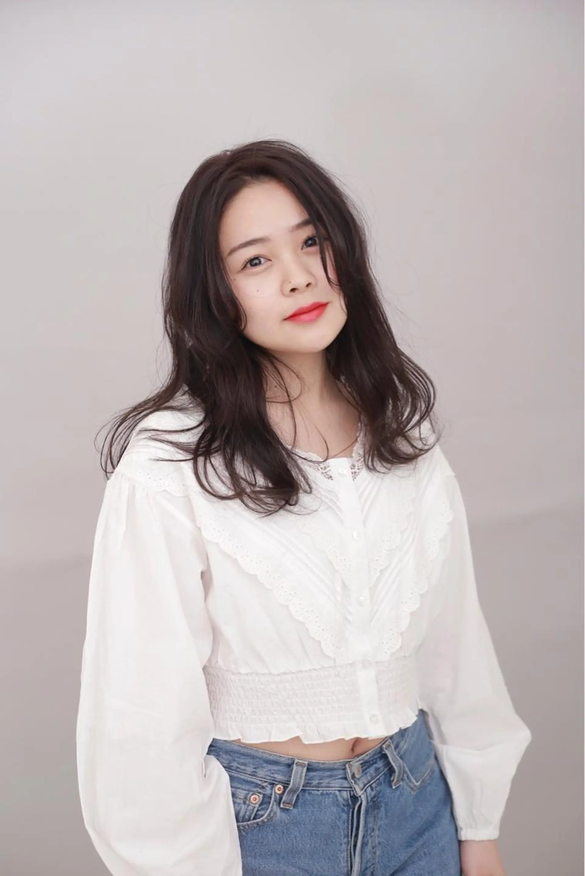 ロング カラー パーマ ニュアンスパーマ 佐川 友里のヘアスタイル