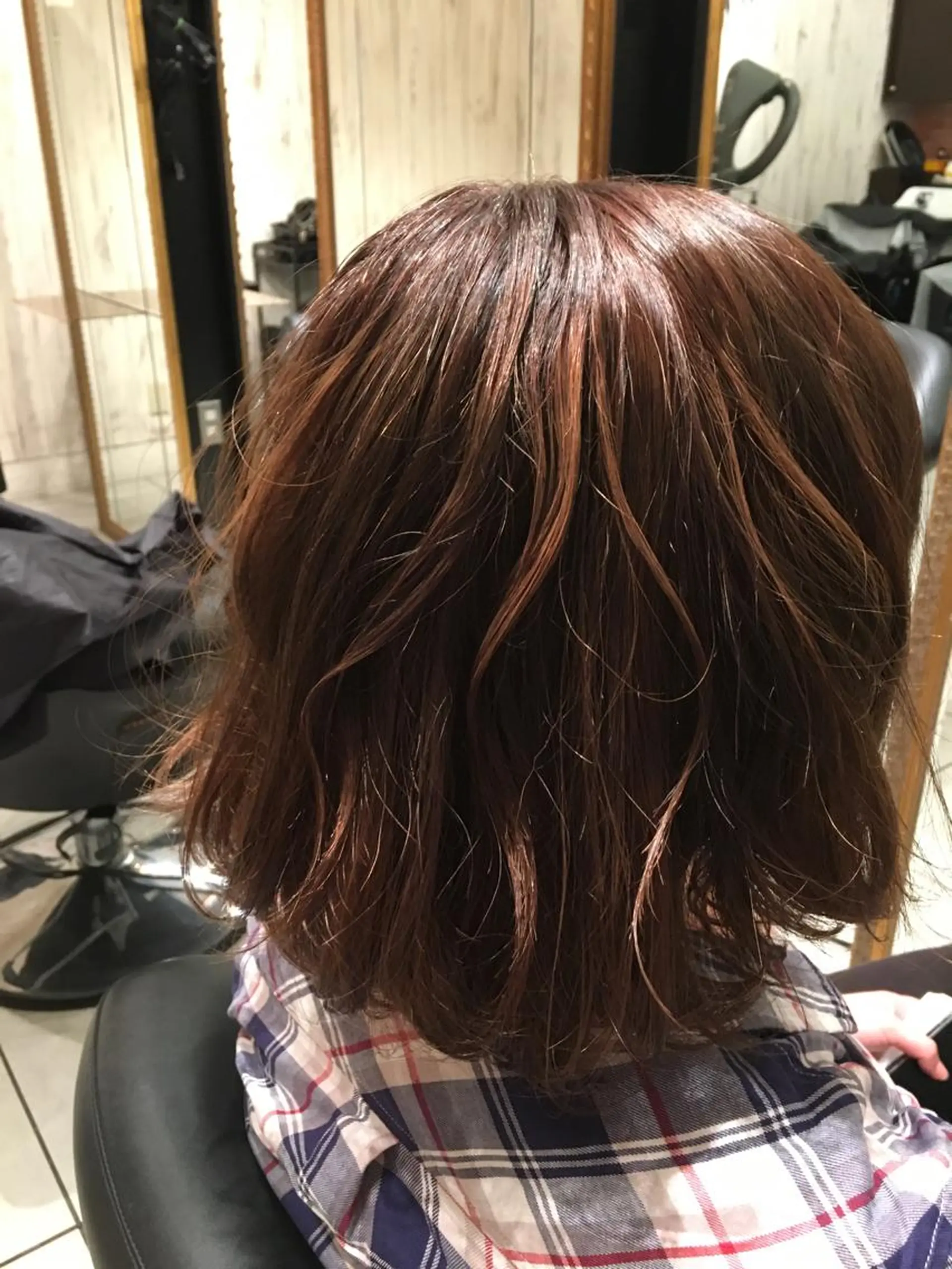 ミディアム FENICE onthe beach所属・永井大樹✨ 透明感カラー✨のヘアスタイル