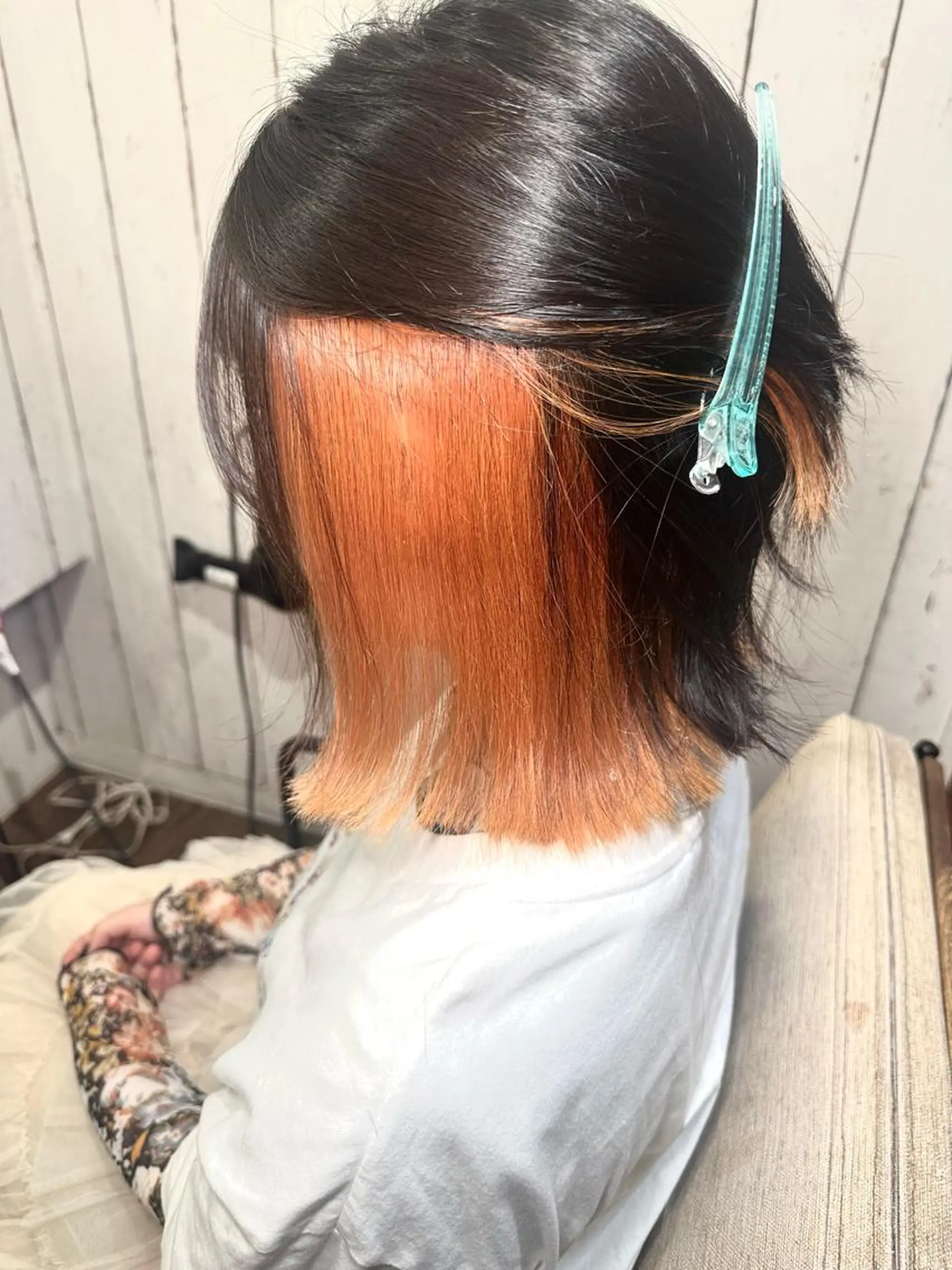 ショート カラー ヘアアレンジ MiU所属・韓国×髪質改善×美髪 縮毛矯正×レイヤーのヘアスタイル