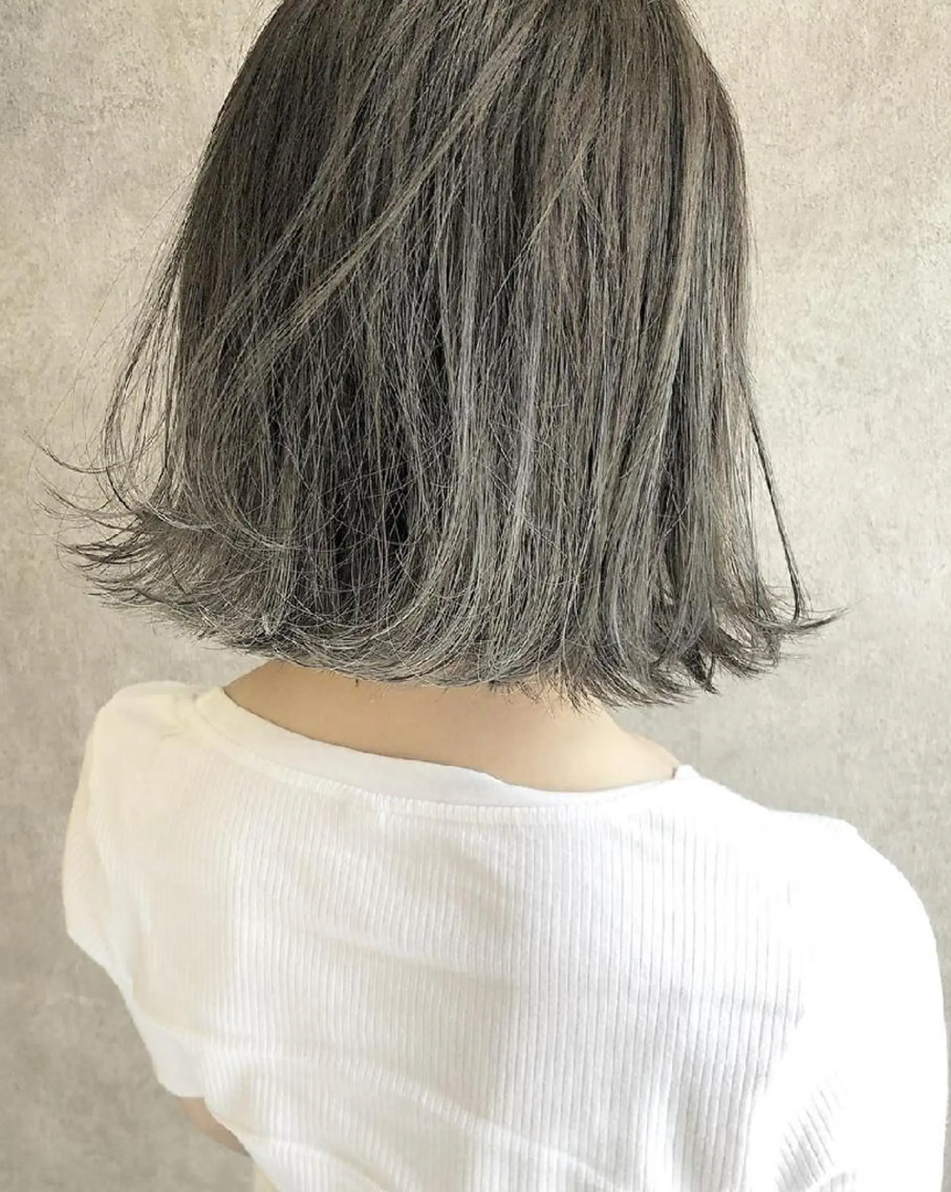 ミディアム カラー パーマ カット ヘアカラー トリートメント オーダー  府中のヘアスタイル