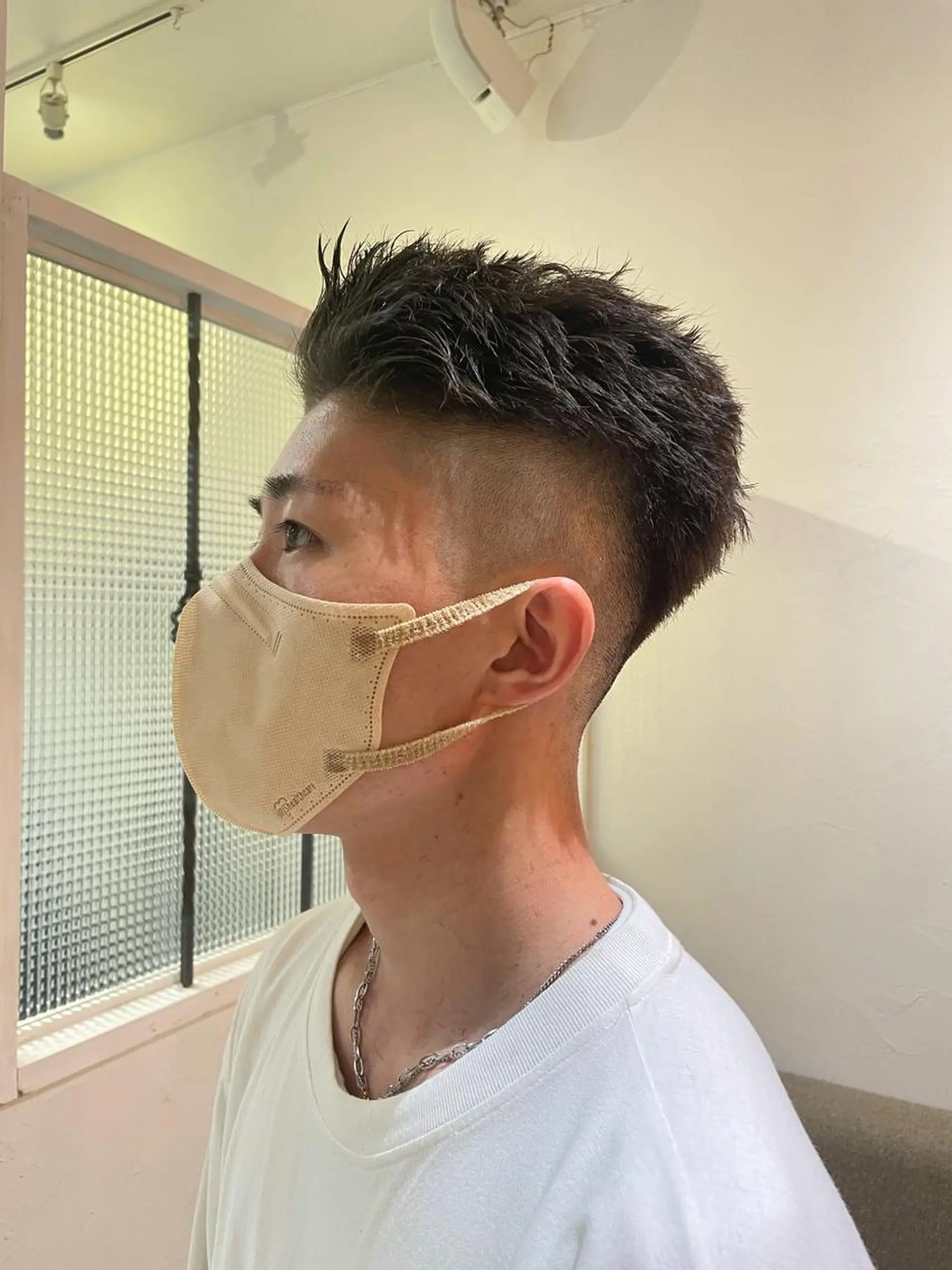 メンズ フェードカット メンズパーマ スキンフェード Men's hair salon First 中百舌鳥店所属・First なかもず 店 YUKIのヘアスタイル