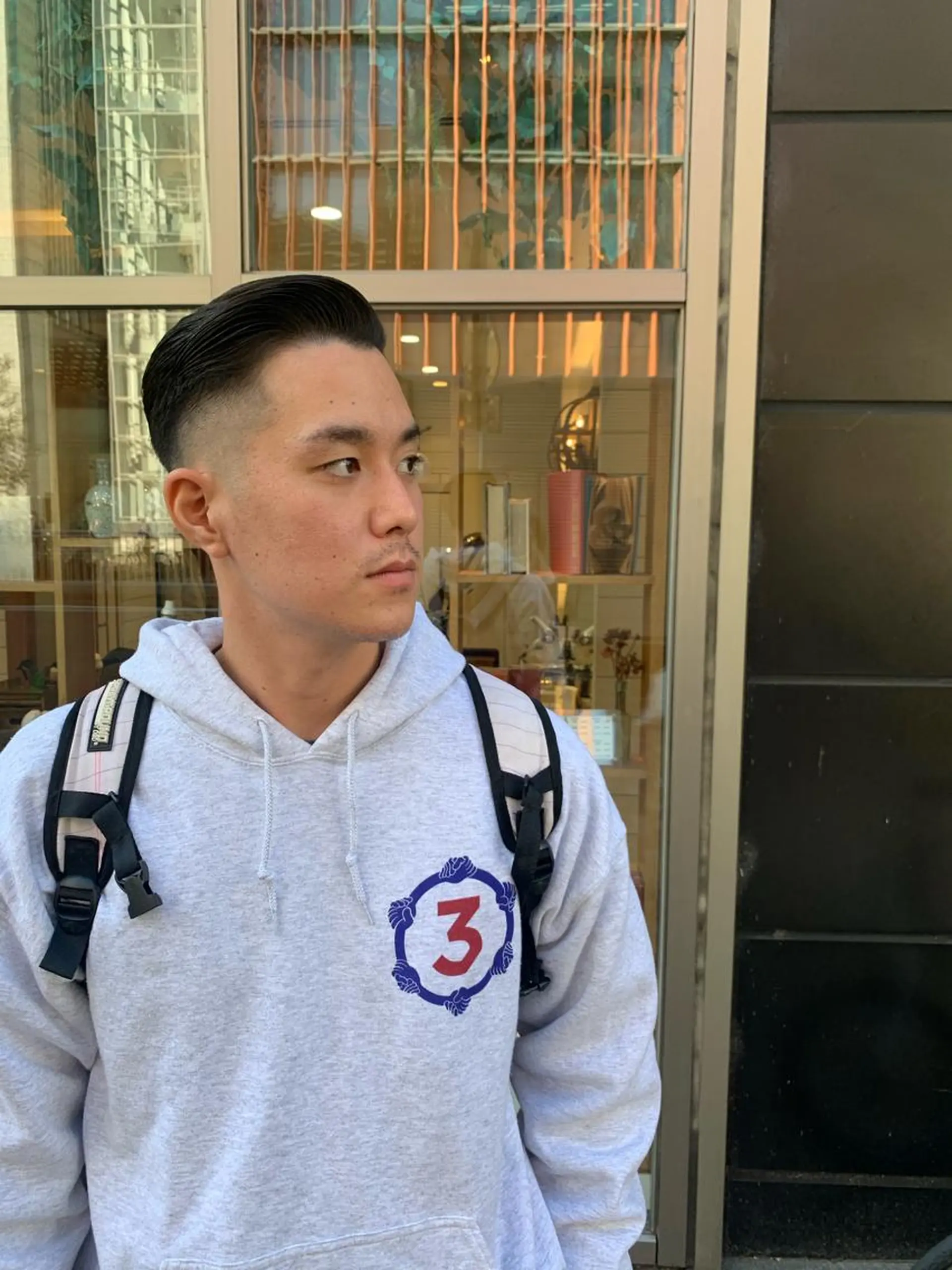 メンズ フェードカット 刈り上げ ‪🌿パーマ大好評 メンズヘア🌿ワタルのヘアスタイル