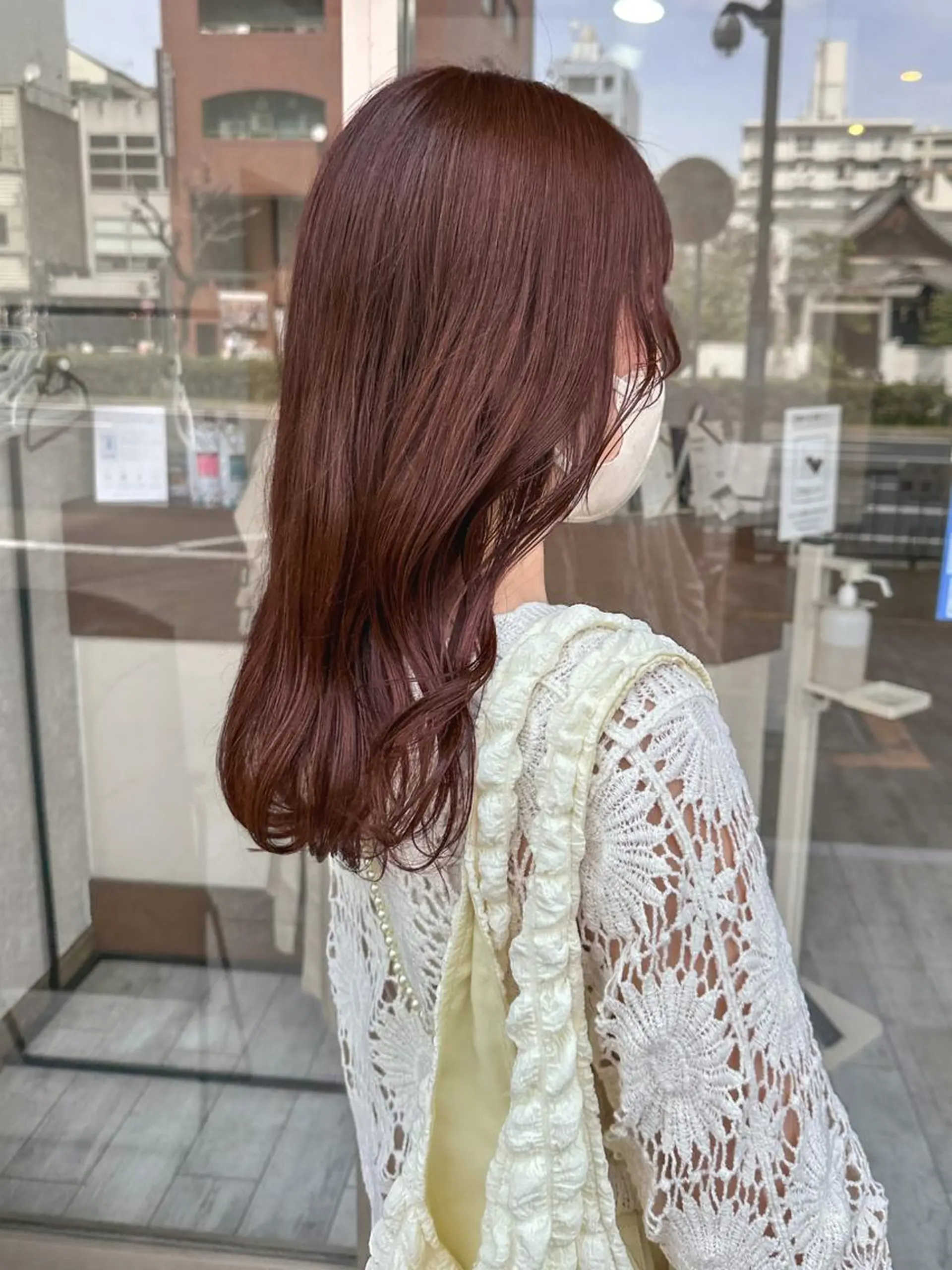 セミロング カラー ヘアカラー トリートメント 高橋 みく/ minim 暖色のヘアスタイル